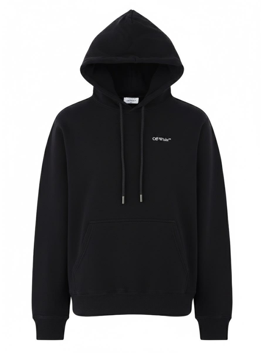 Sweat à Capuche Off-White - Taille M - Noir Avec étiquette Blanche Virgil Abloh - 100% Coton - Neuf Avec étiquettes - Pour Femme