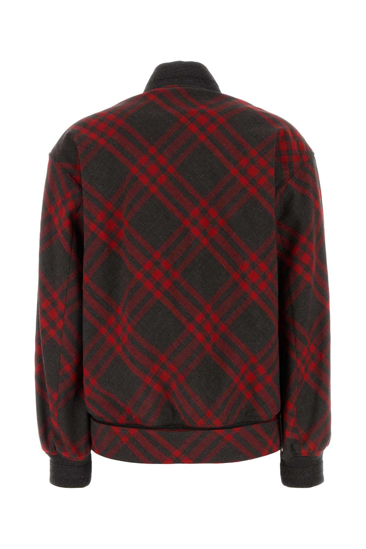 ジャケット BURBERRY EMBROIDERED POLYESTER BLEND BOMBER JACKET Burberry Embroidered Polyester Blend Bomber Jacket | Lyst UK