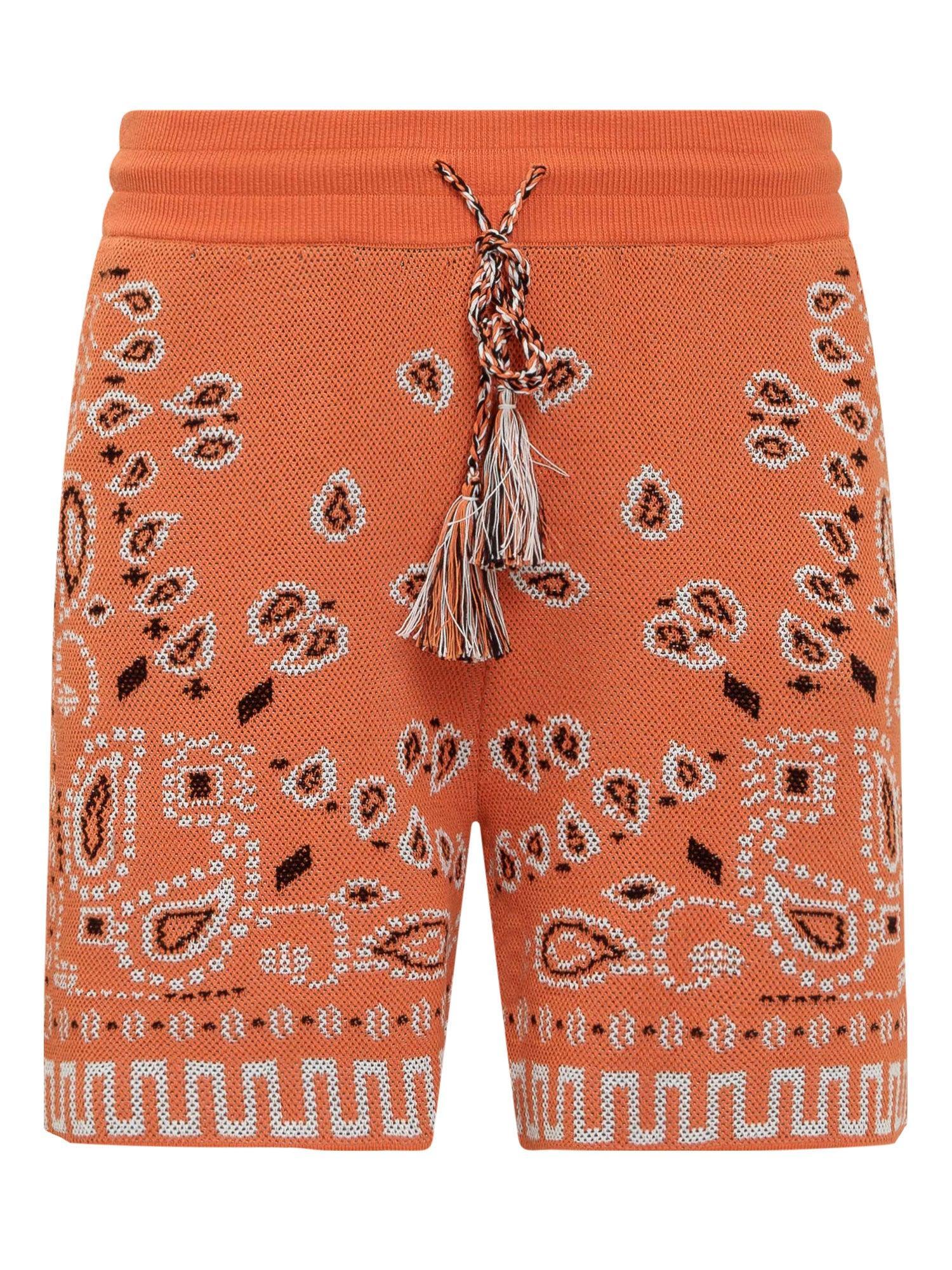 Alanui Cotton Bandana Patterned Shorts 