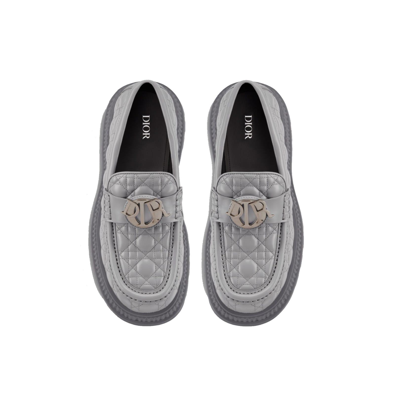 Dior Buffalo Moccasins in Grey for Men | Lyst UK