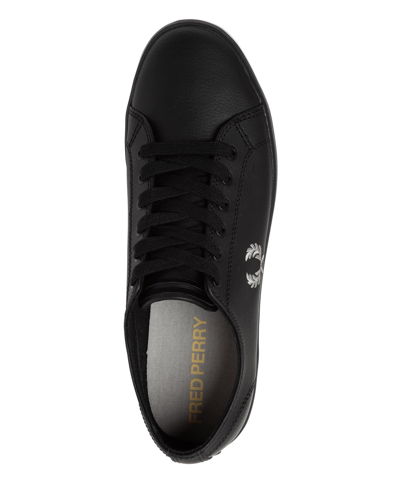 Fred Perry Kingston Sneakers in Black for Men | Lyst