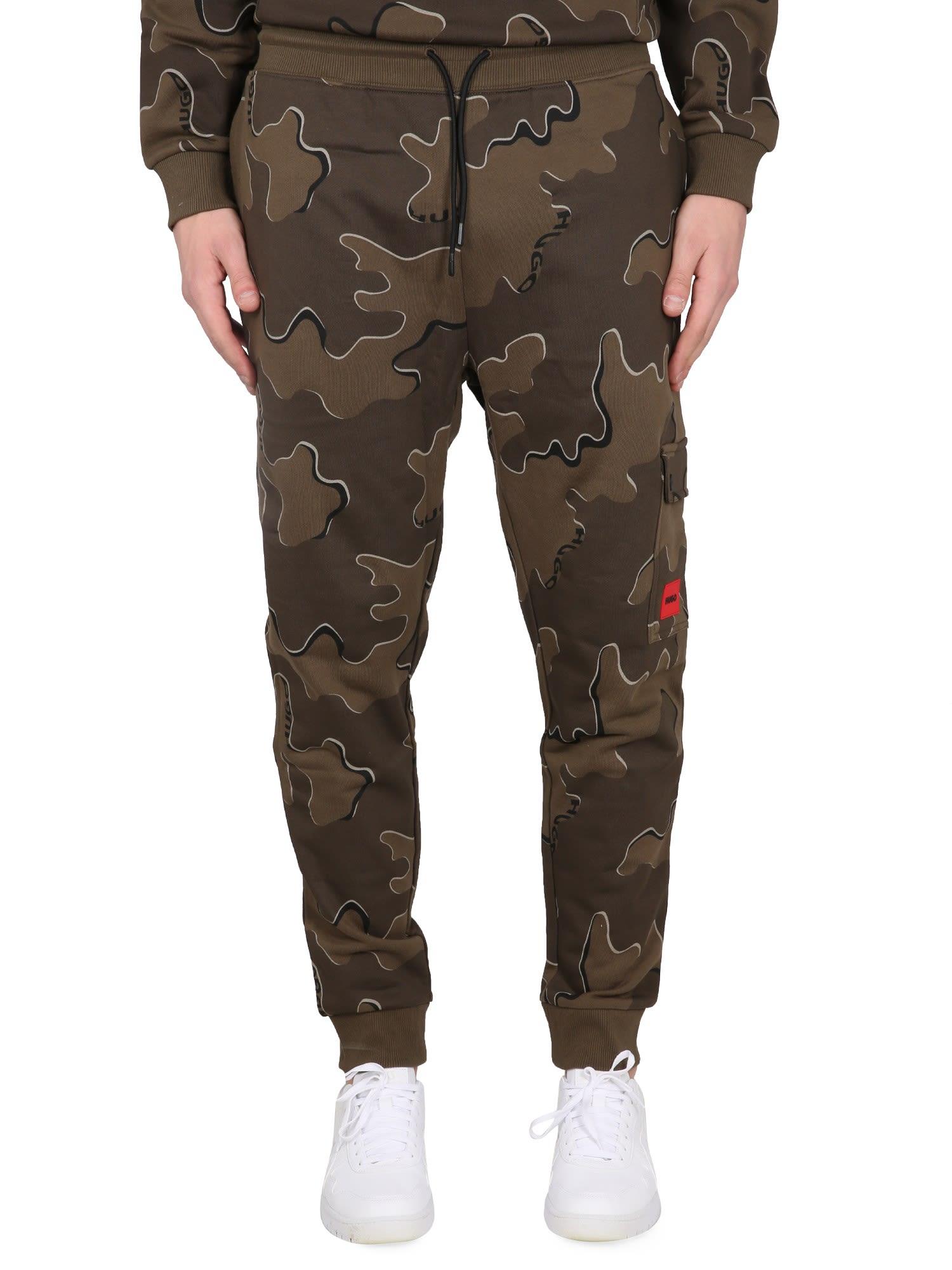 HUGO Camouflage Jogging Pants for Men | Lyst