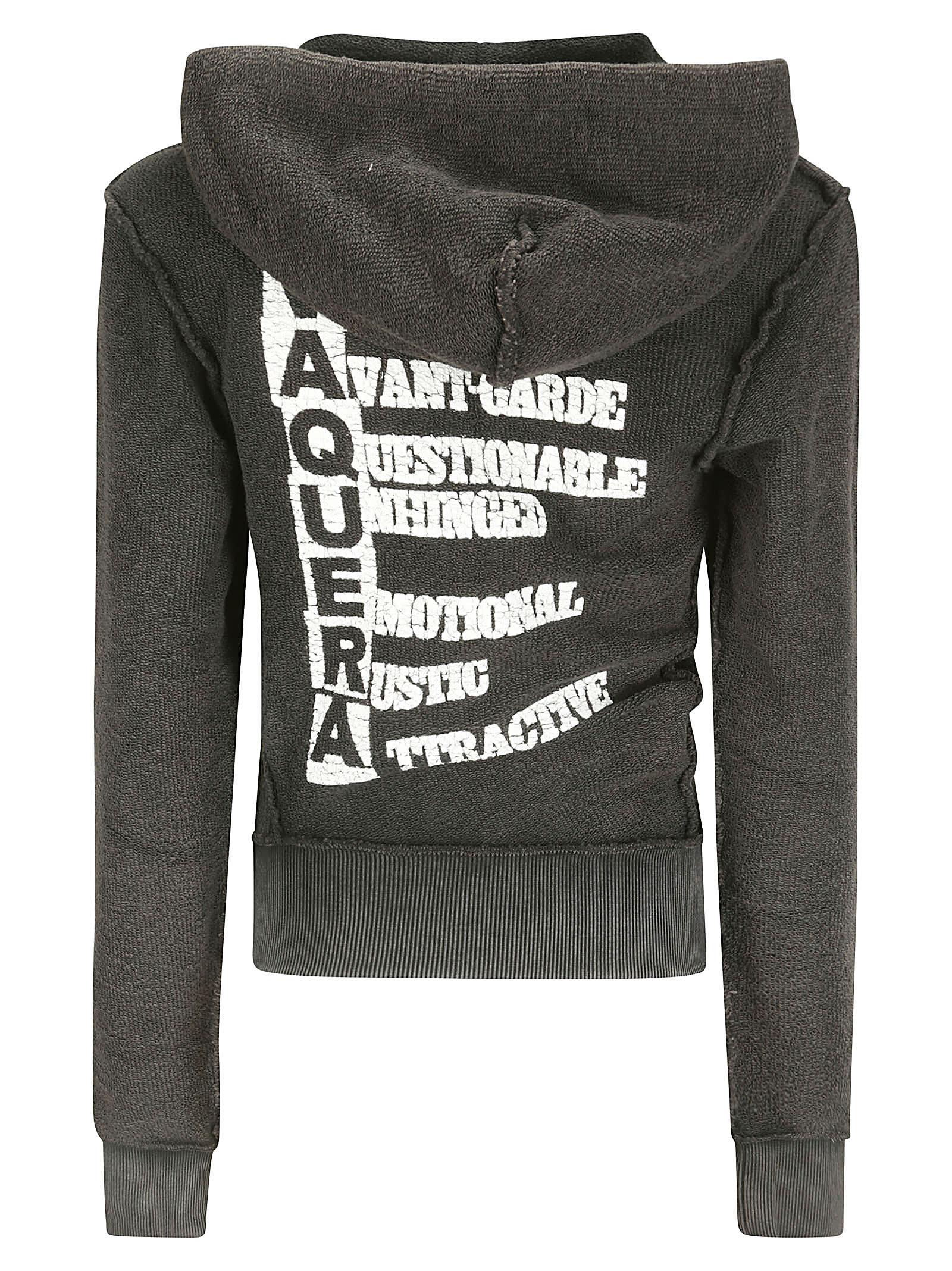 VAQUERA Inside Out Twisted Hoodie in Black | Lyst VAQUERA Inside Out Twisted Hoodie in Black | Lyst