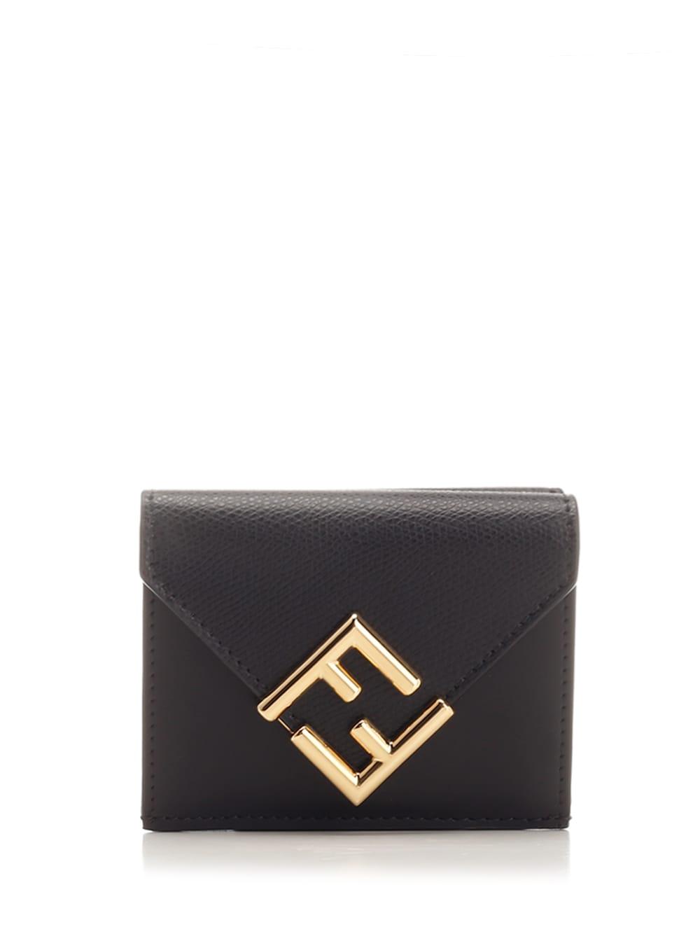 Fendi tri outlet fold wallet