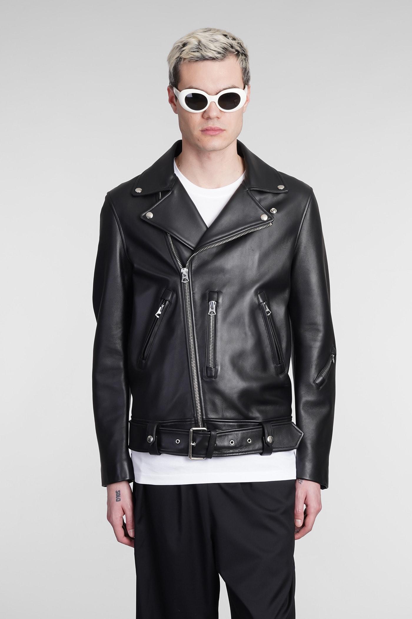 Acne Studios Nate Clean Biker Jacket in Black for Men | Lyst