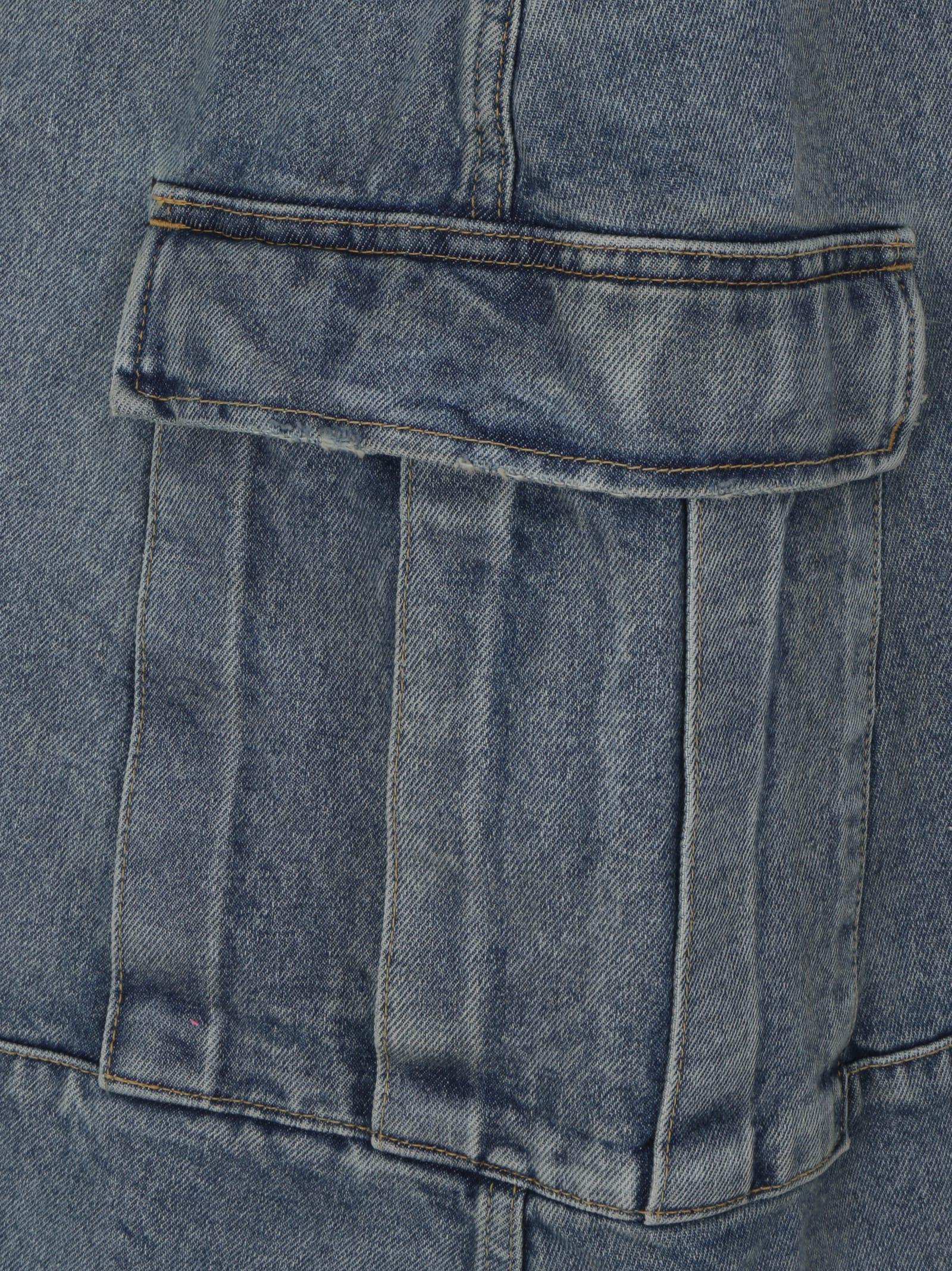Balenciaga Cotton Cargo Skirt in Light Blue (Blue) - Save 46% | Lyst