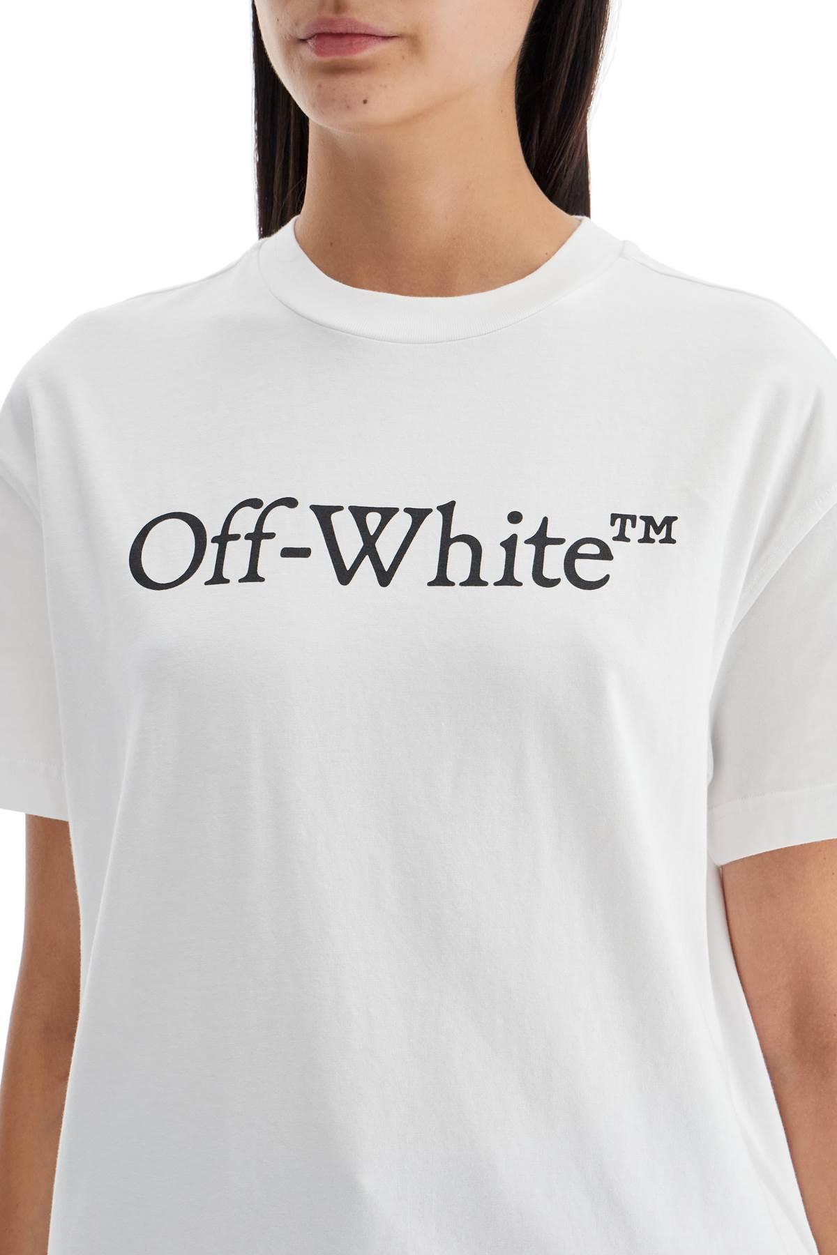 Off-White c/o Virgil Abloh T-Shirt With Logo Print in White | Lyst