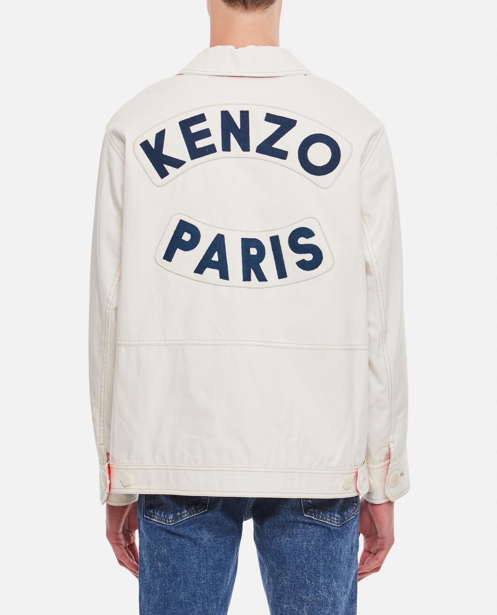 White top workwear jacket