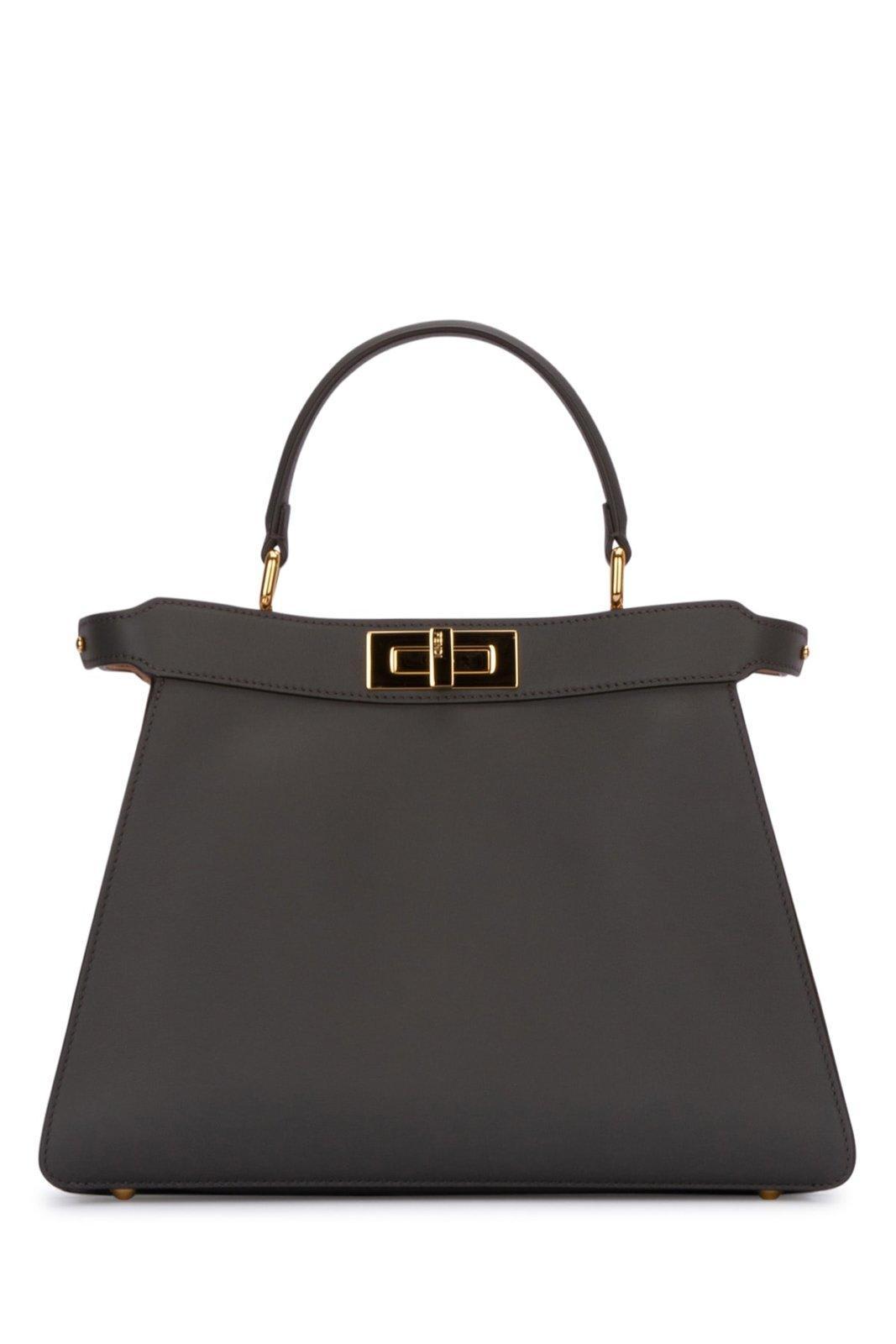 Fendi Peekaboo Iseeu Medium Tote Bag in Black Lyst