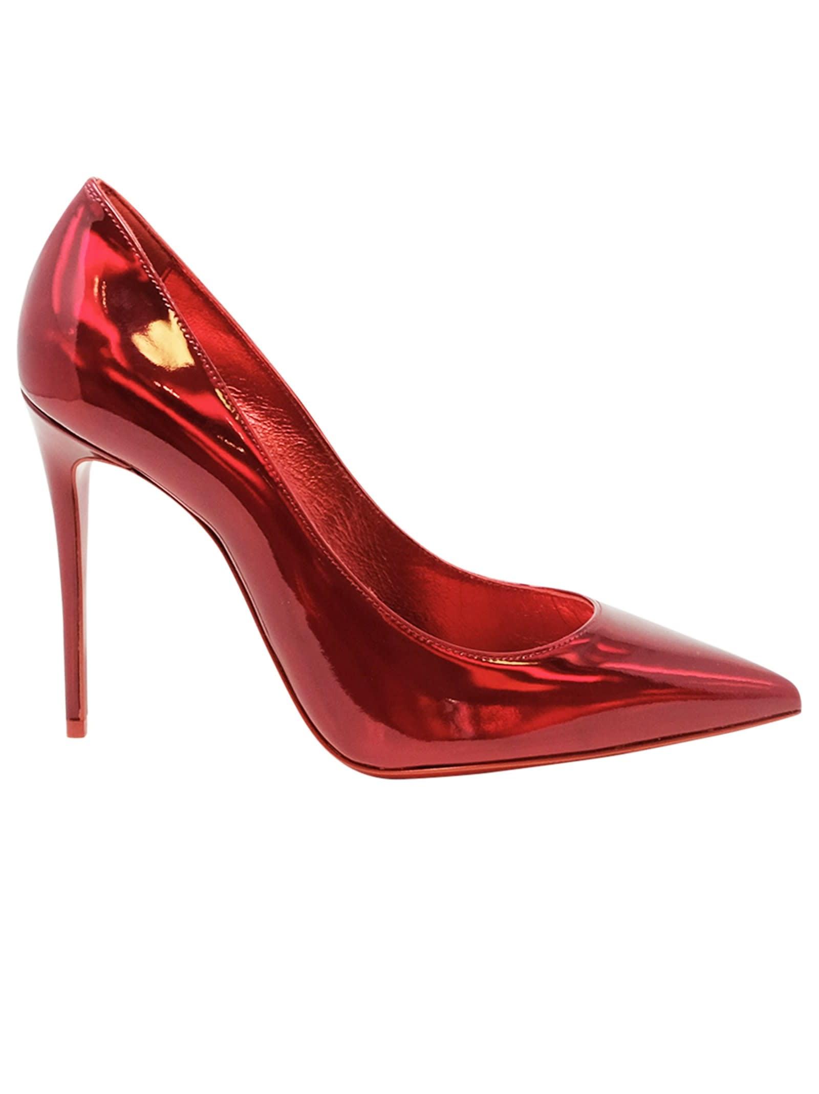 christian louboutin so kate metallic red