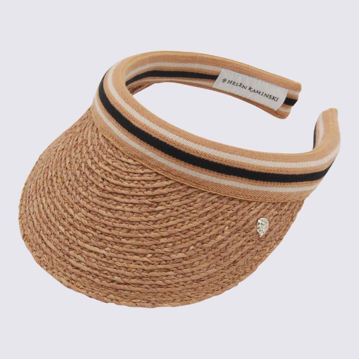 Helen Kaminski Natural And Raffia Hat in Brown | Lyst