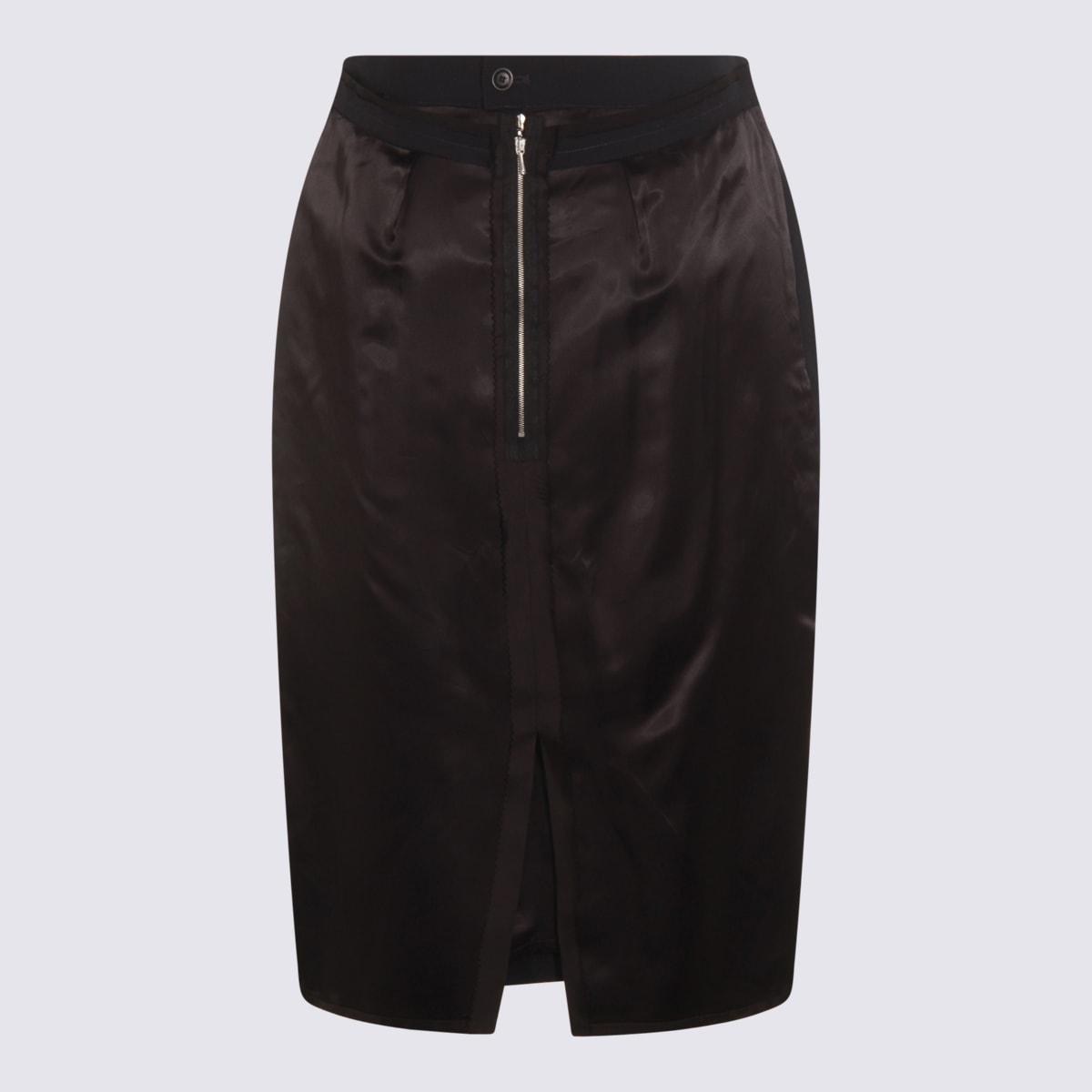 スカート MAISON MARGIELA Women Skirts SI0MA0003 Maison Margiela Skirt Black Womens Maison Margiela