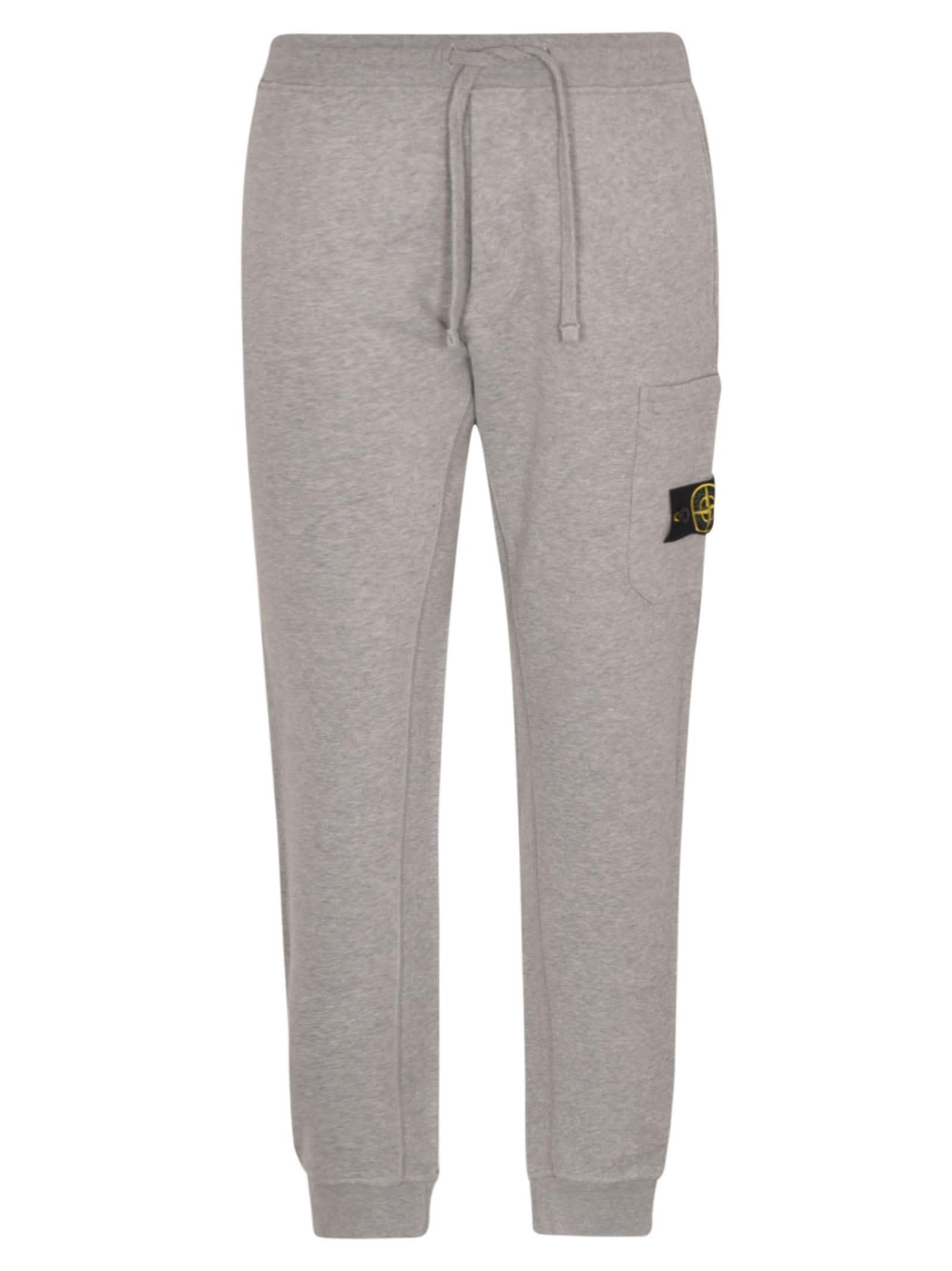 Stone Island Grey Sweatpants in Gray for Men | Lyst