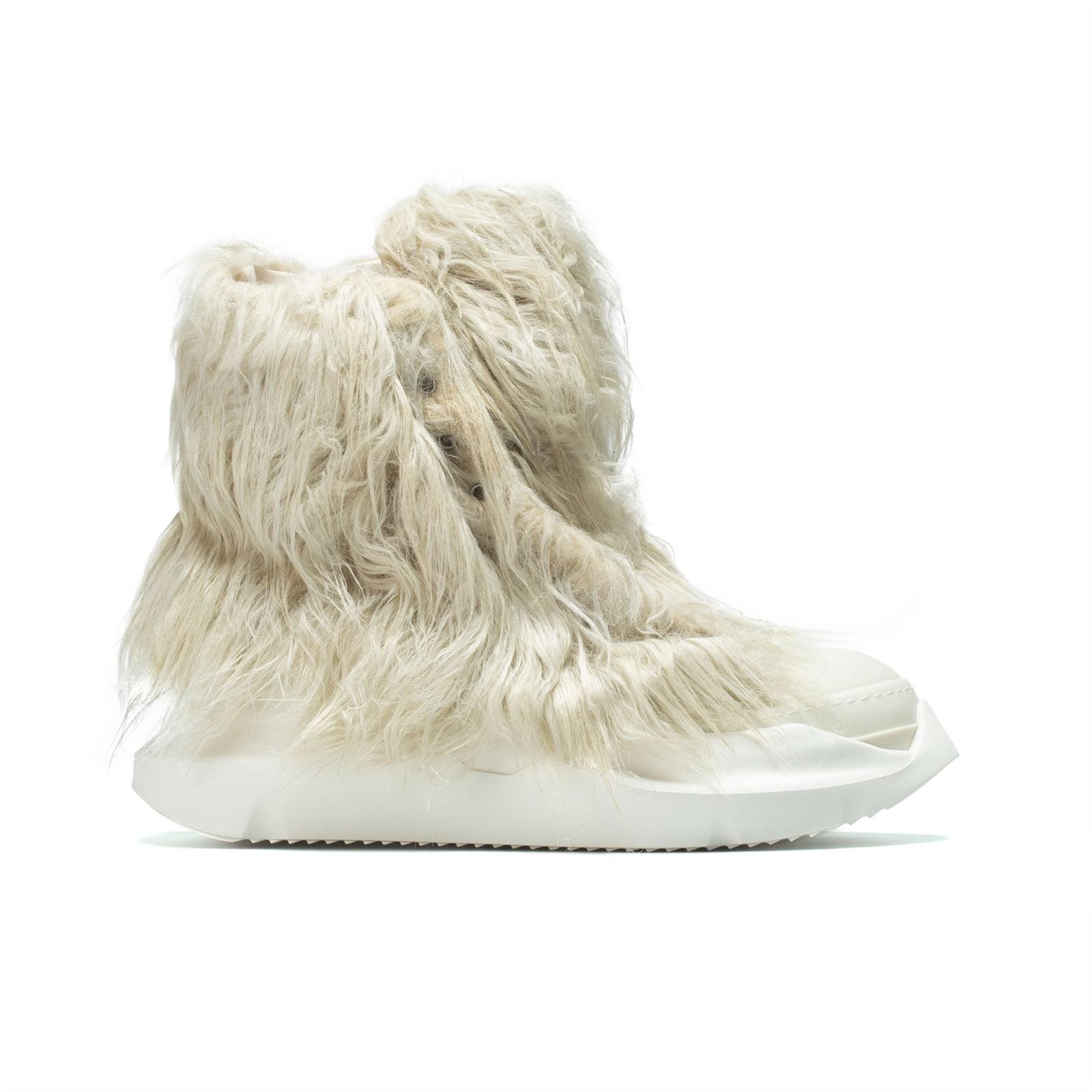 Rick Owens DRKSHDW Abstract Sneak Sneakers Fur in Natural for Men | Lyst