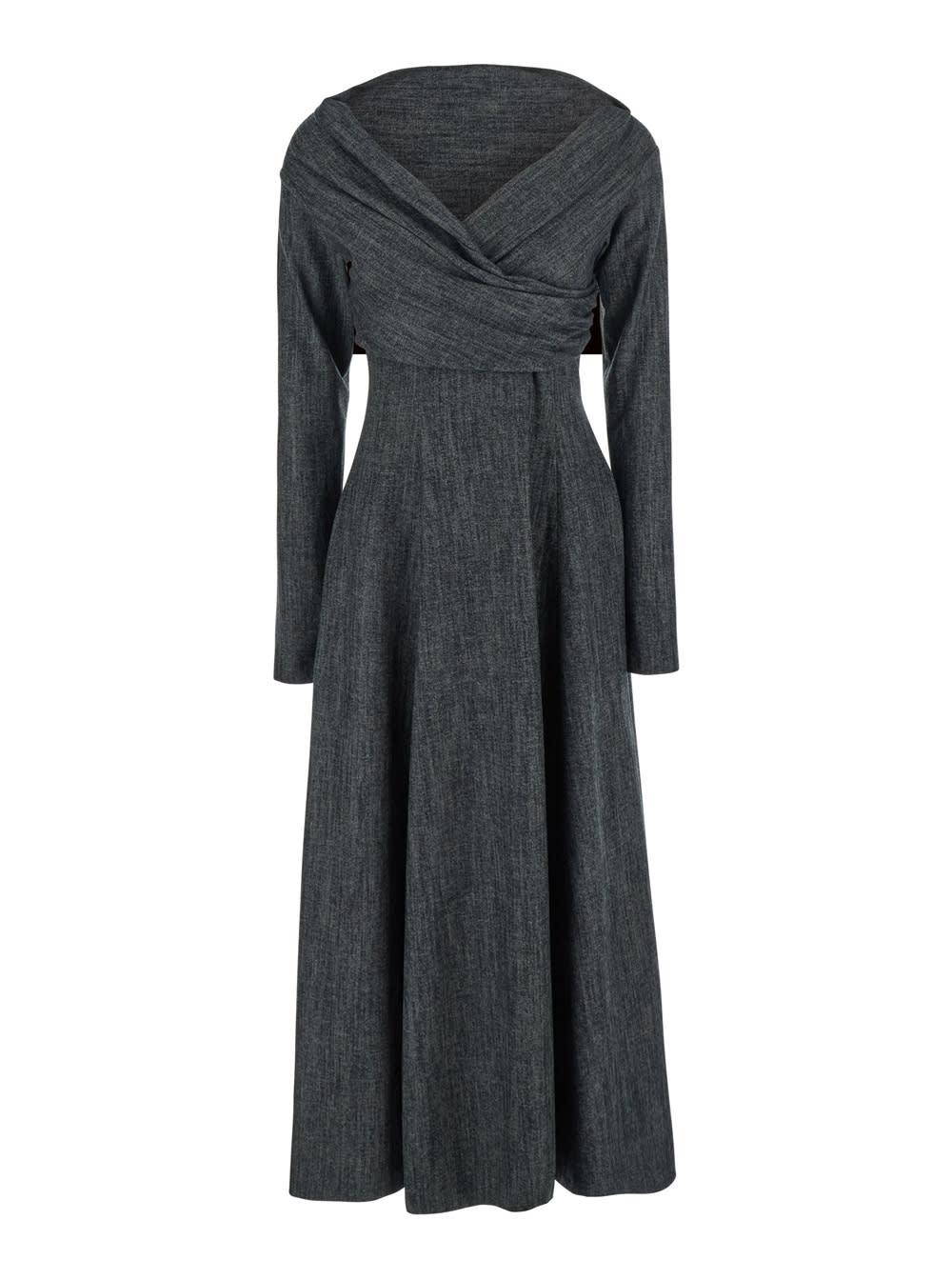 ワンピース A FERRETTI a Ferretti Off-Shoulder Midi Dress Women's Alberta Ferretti Dresses Sale | Up to 70% Off | THE