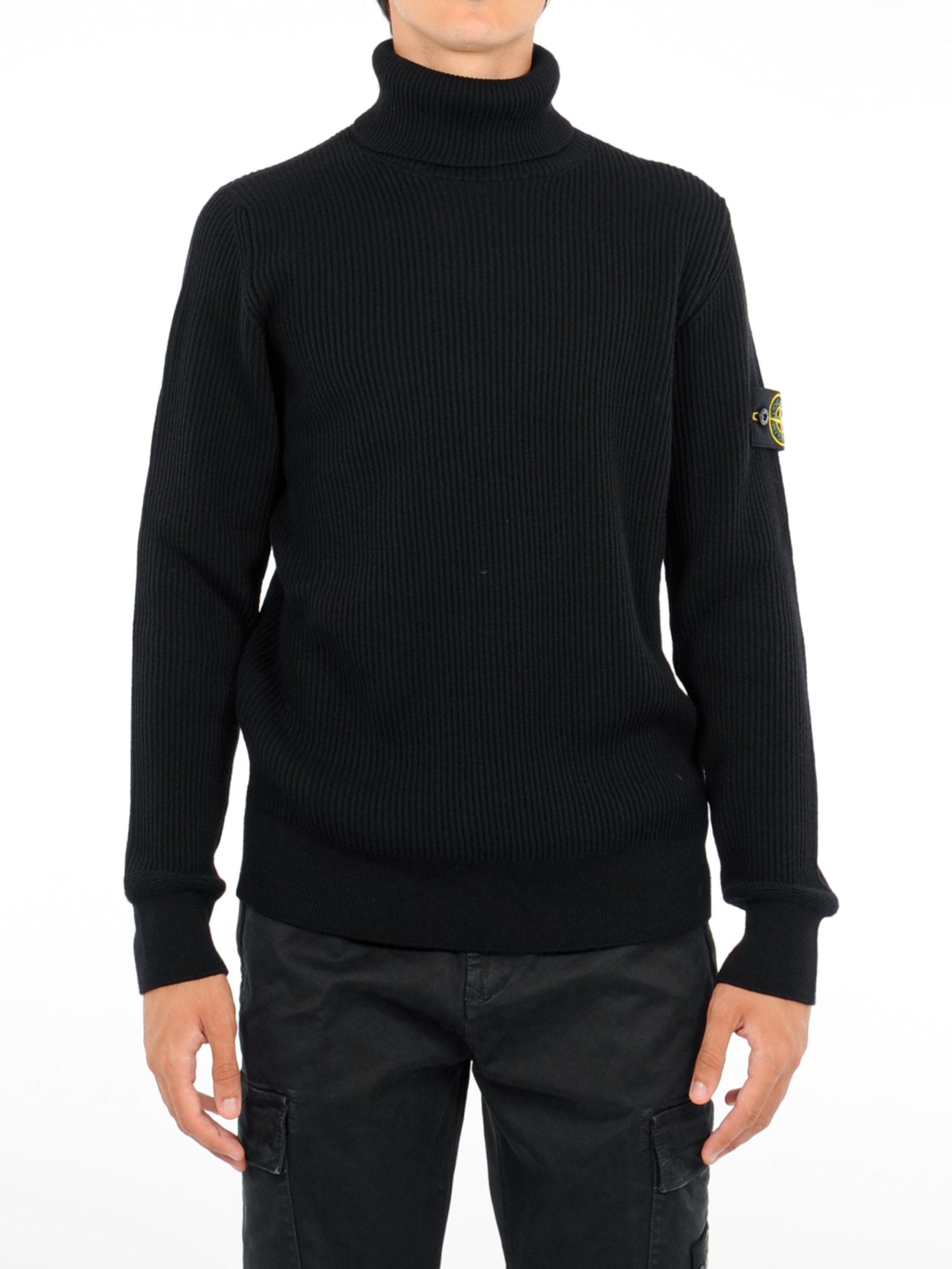 Stone Island Turtle Neck Knit Sweater 