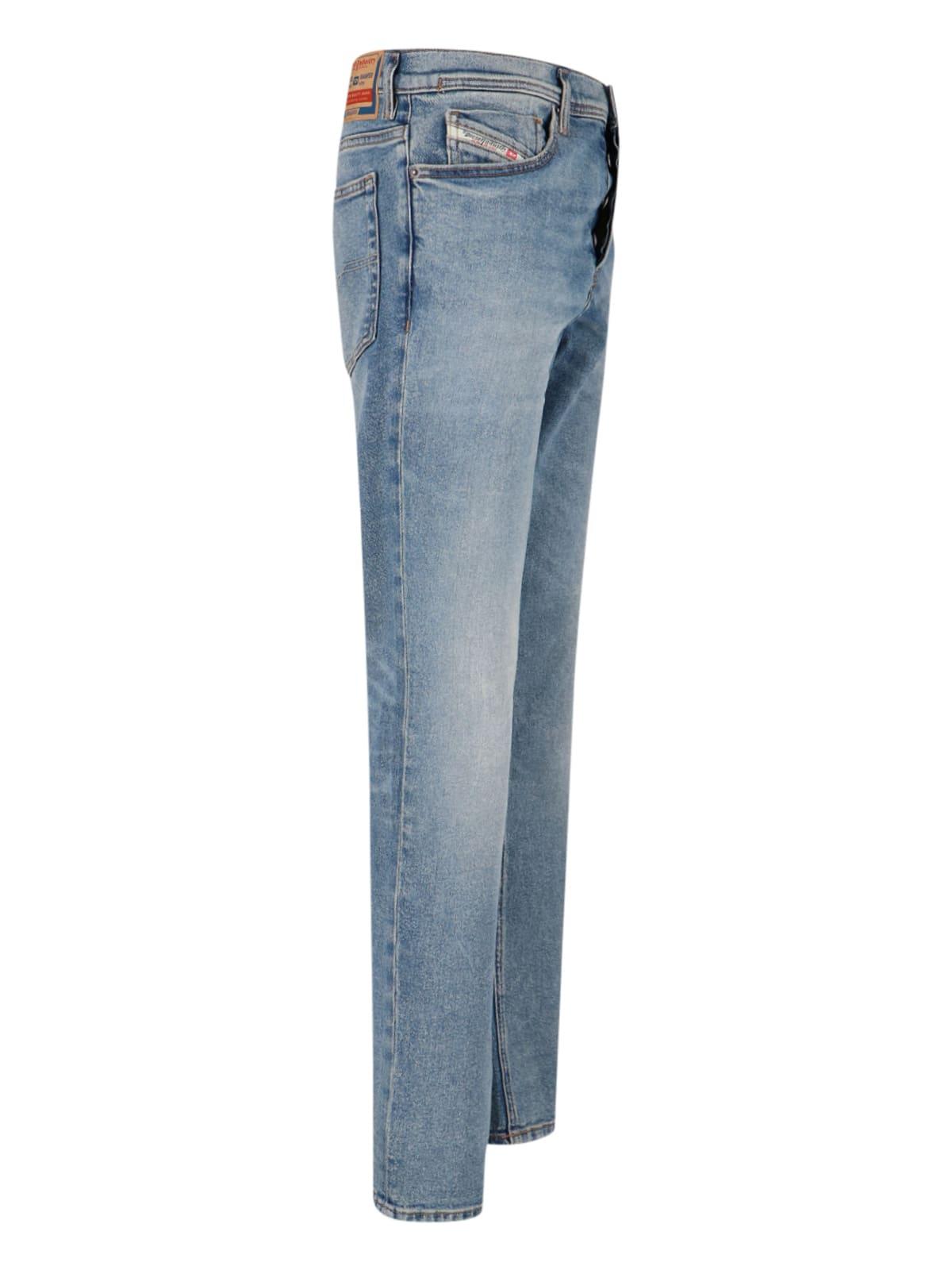 DIESEL Straight Jeans サイドジップ 28 Diesel 1989 D-Mine 09I28 straight-leg Jeans | Blue | FARFETCH