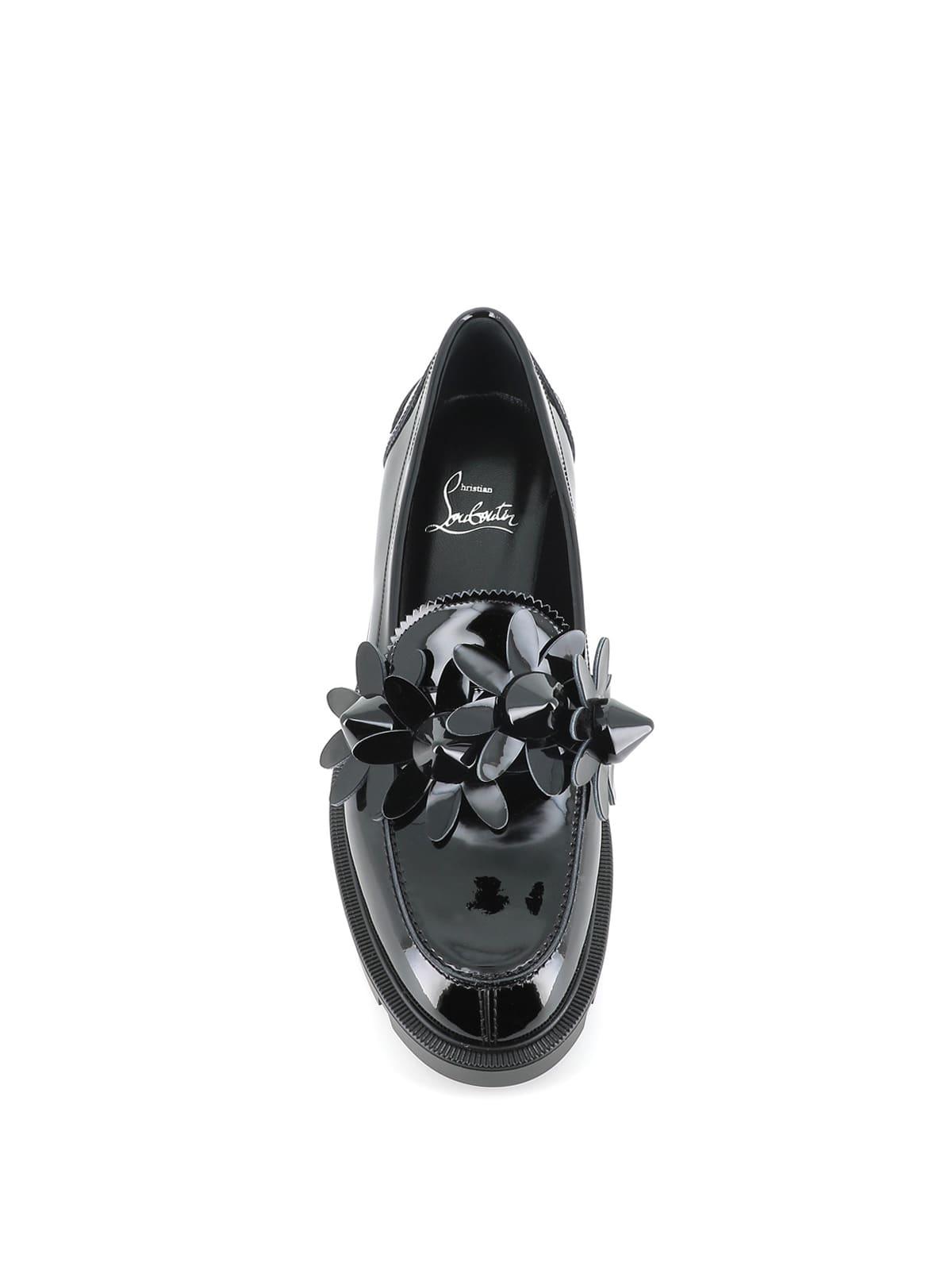 Christian Louboutin ローファー デイジースパイク 37 Christian Louboutin Loafer Daisy Spike in Black | Lyst