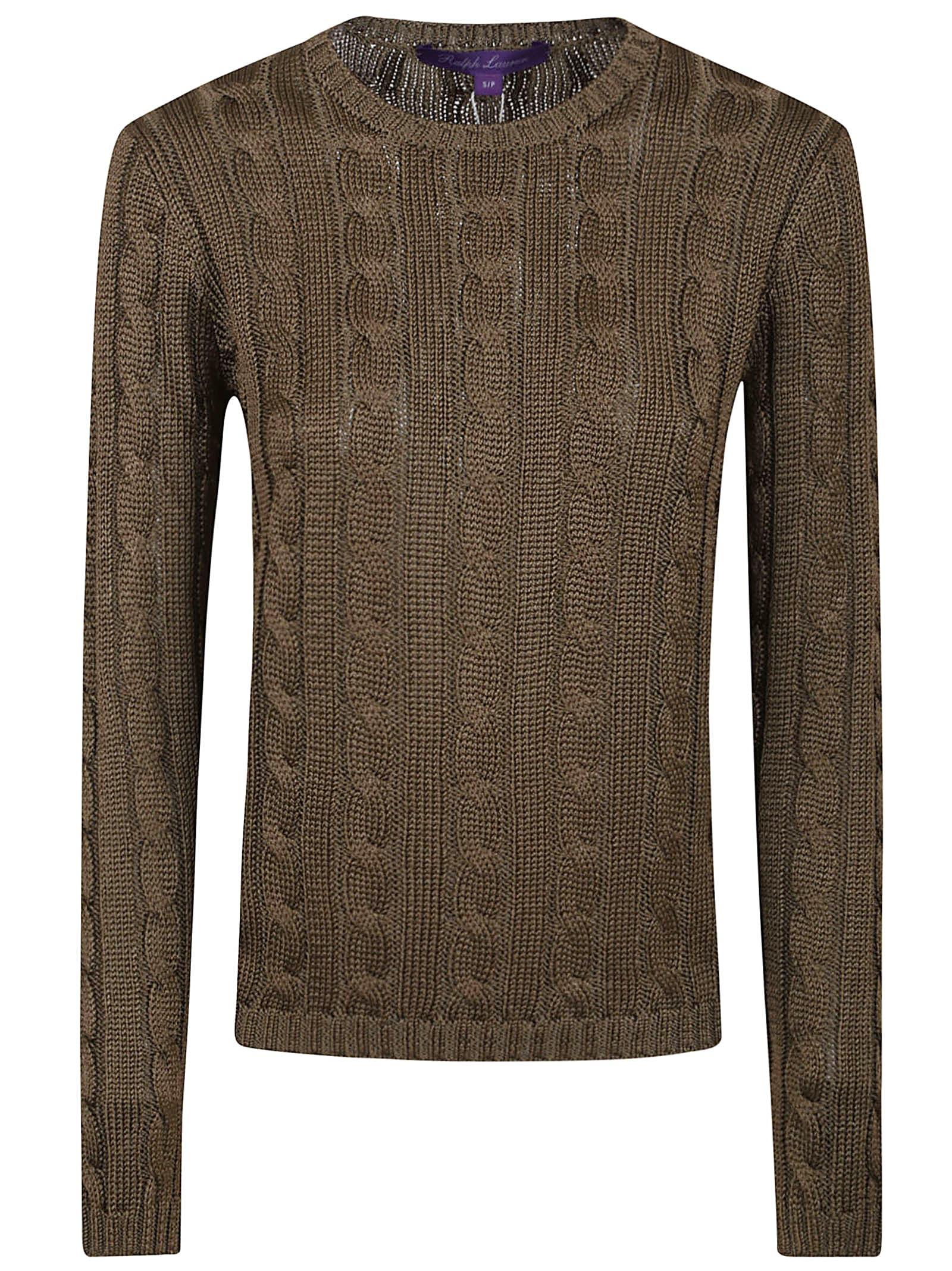 その他 Ralph Lauren LS CABLE CN-LONG SLEEVE-PULLOVER Ralph Lauren Ls Cn Cable-Long Sleeve-Pullover in Brown | Lyst
