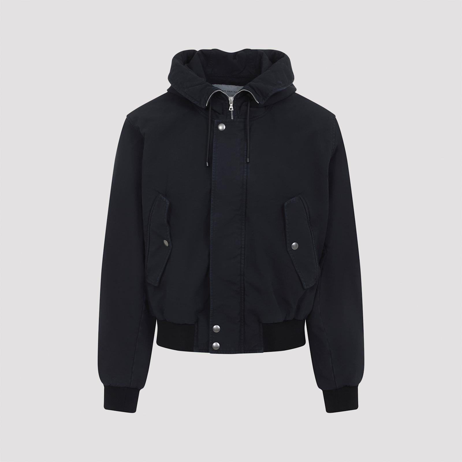 ジャケット・アウター DRIES VAN NOTEN Reversible Blouson Dries Van Noten Reversible Cotton Bomber Jacket Size 50
