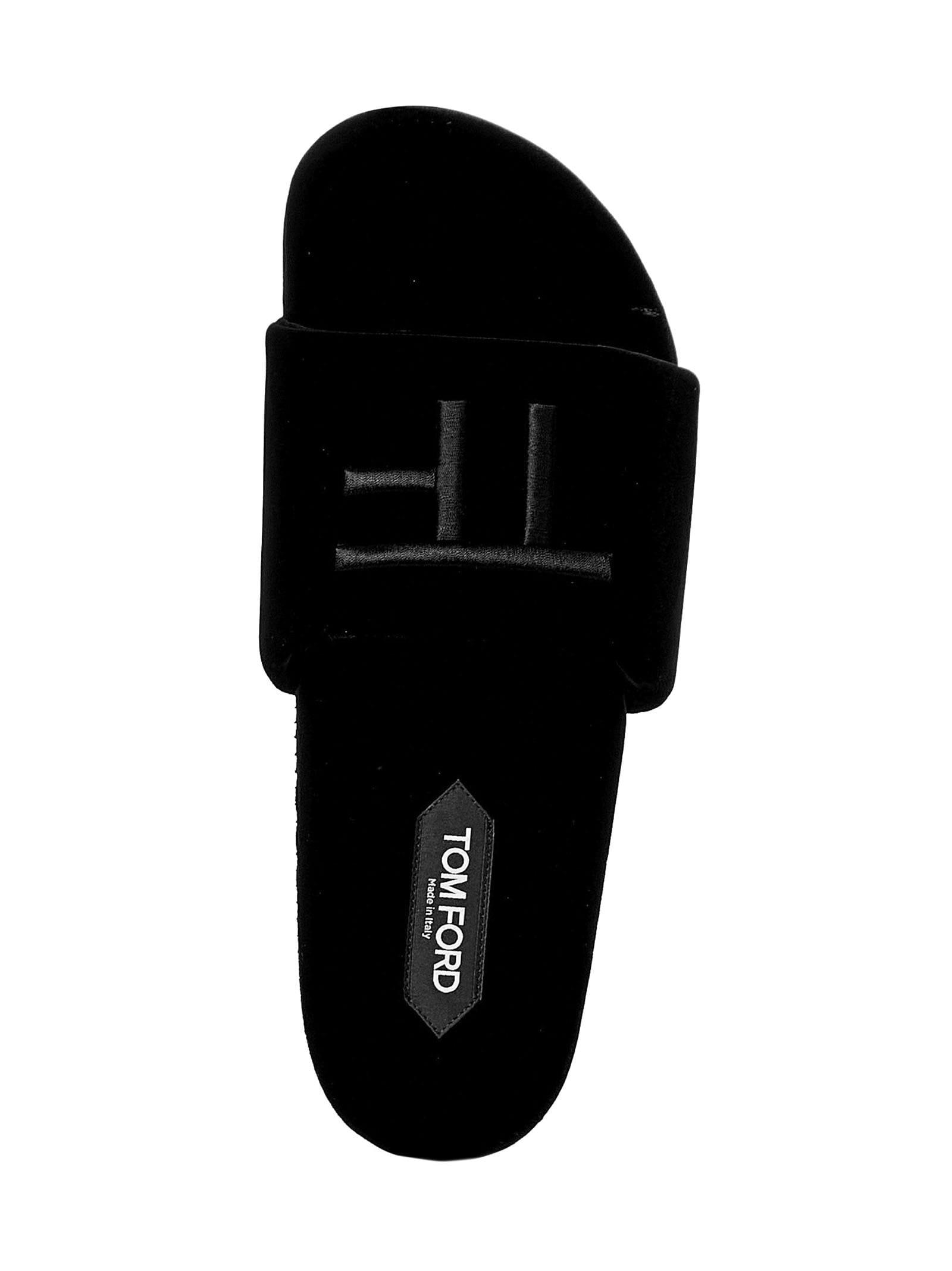 Tom Ford Sliders in Black for Men | Lyst