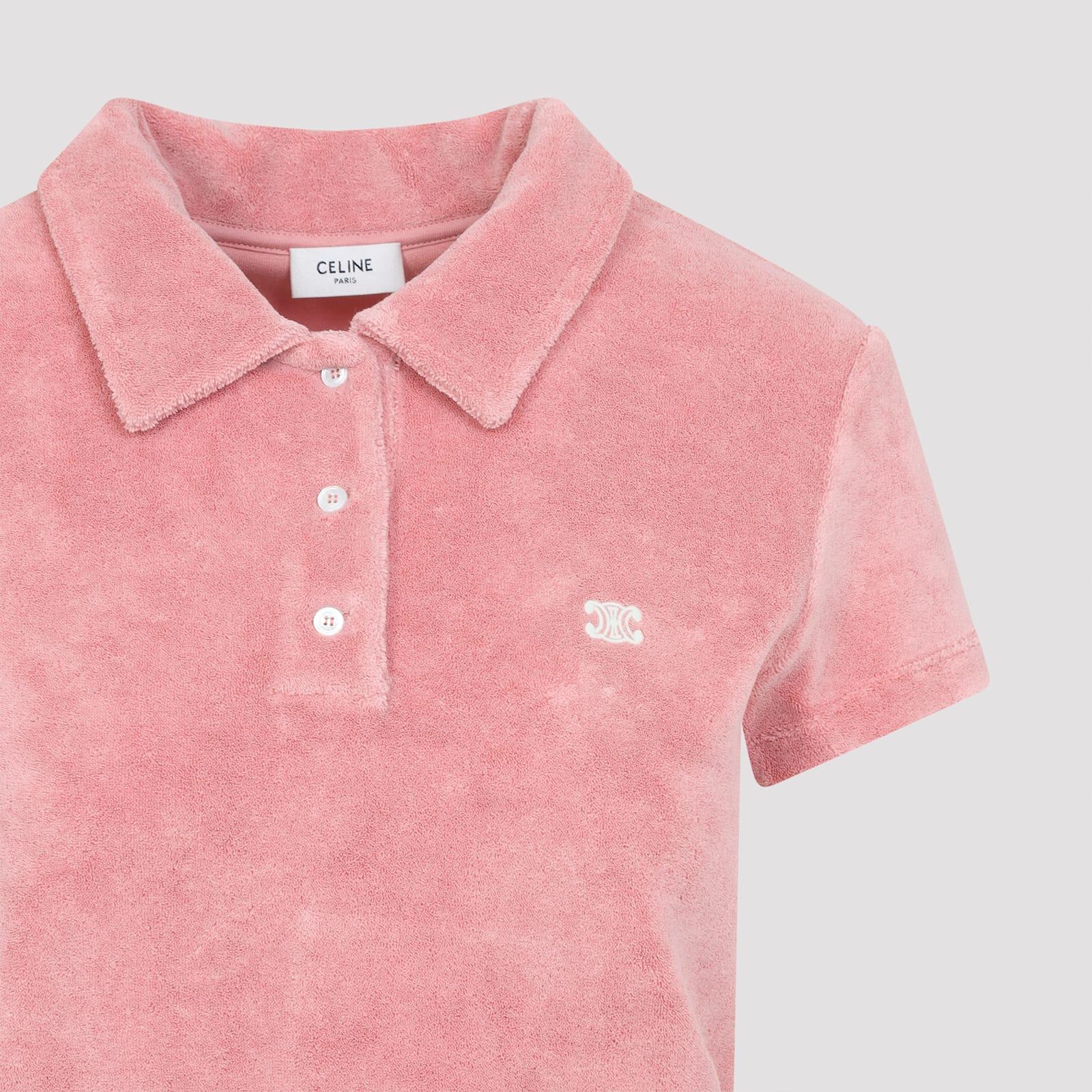 Celine Ss Polo in Pink | Lyst