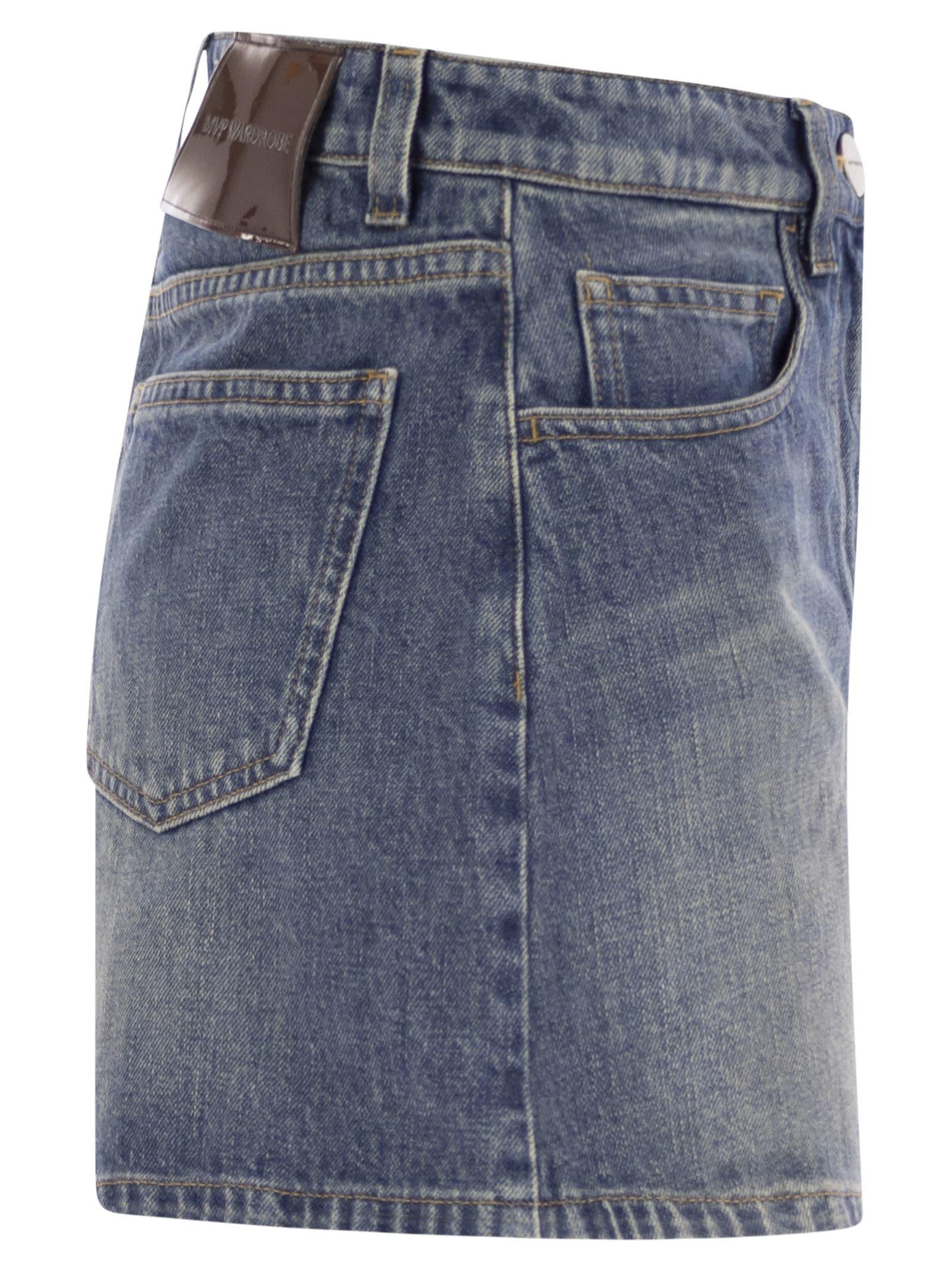 ボトムスその他 MVP WARDROBE Denim 5-pocket shorts MVP WARDROBE Denim 5-Pocket Shorts in Blue | Lyst