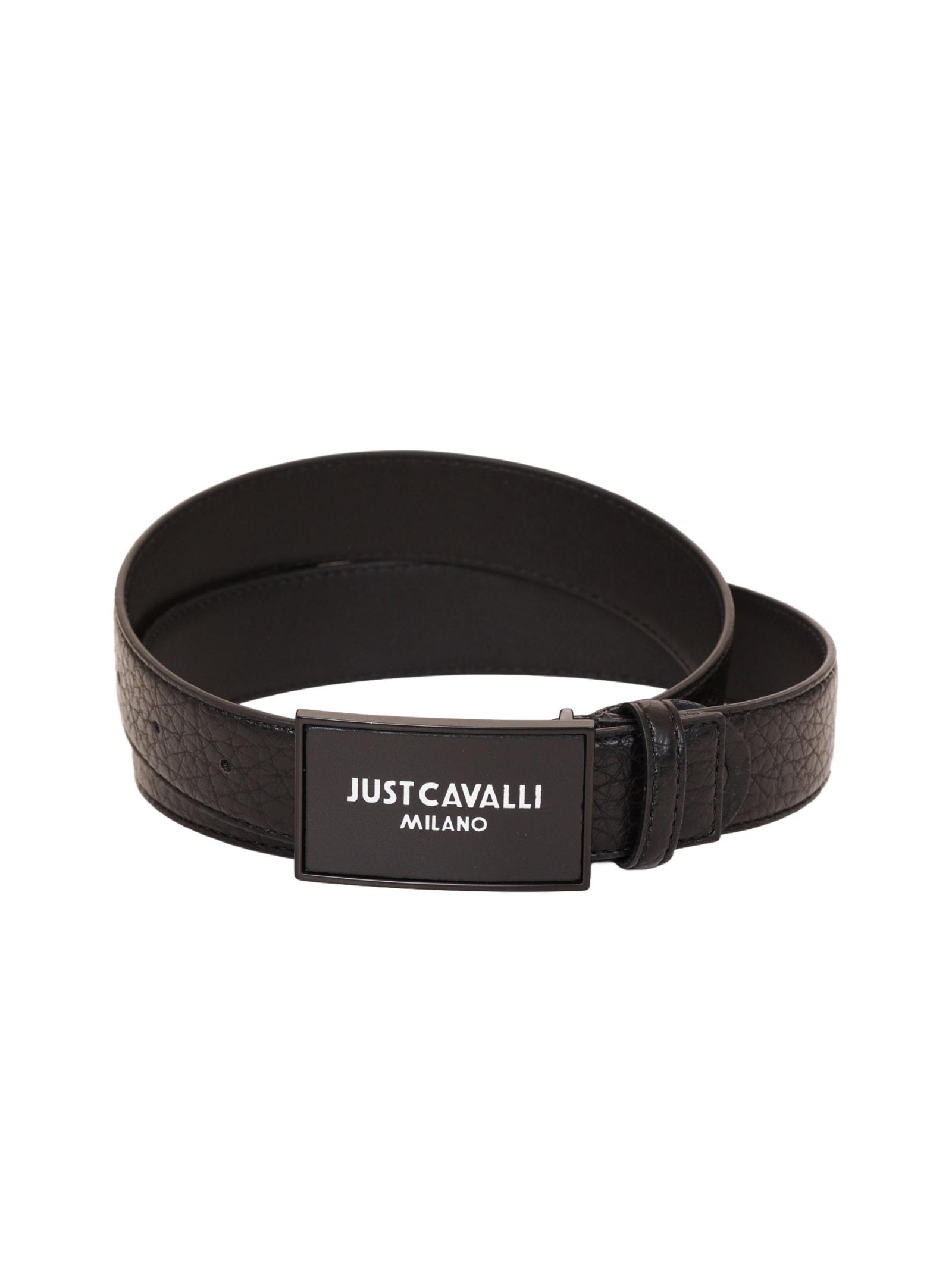 Roberto Cavalli So5FMG Wide Leather Belt, 85 Roberto Cavalli Wide Leather - Green Belts, Accessories  main image 4
