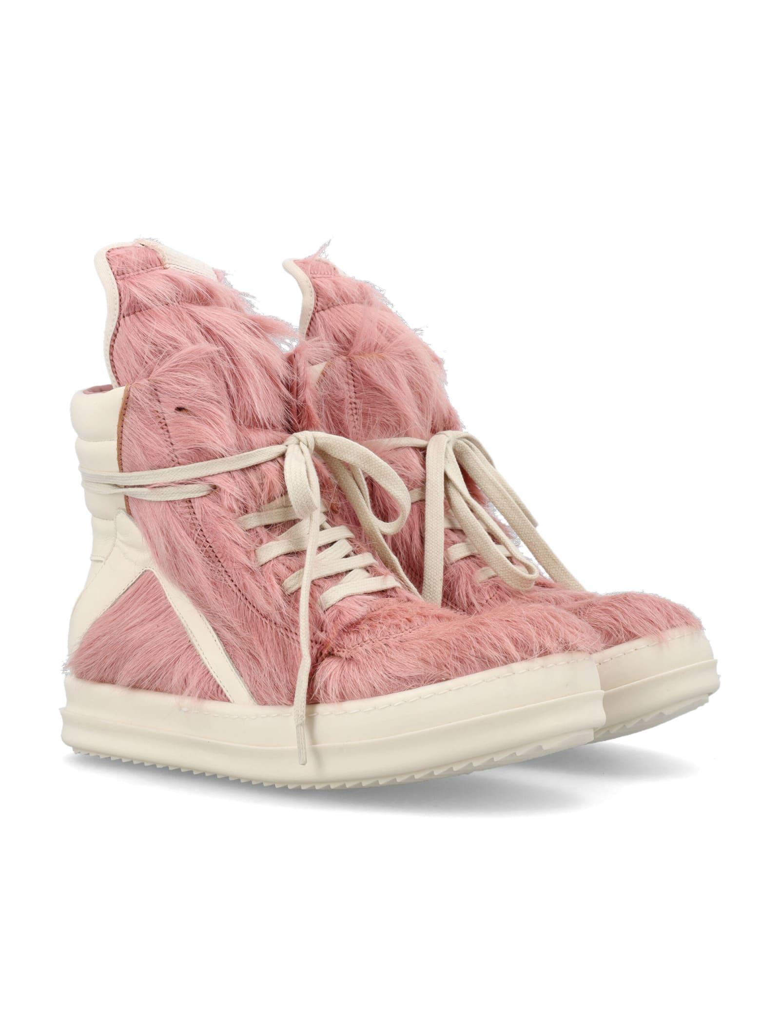 Rick Owens Hair Pony Geobasket in Pink | Lyst