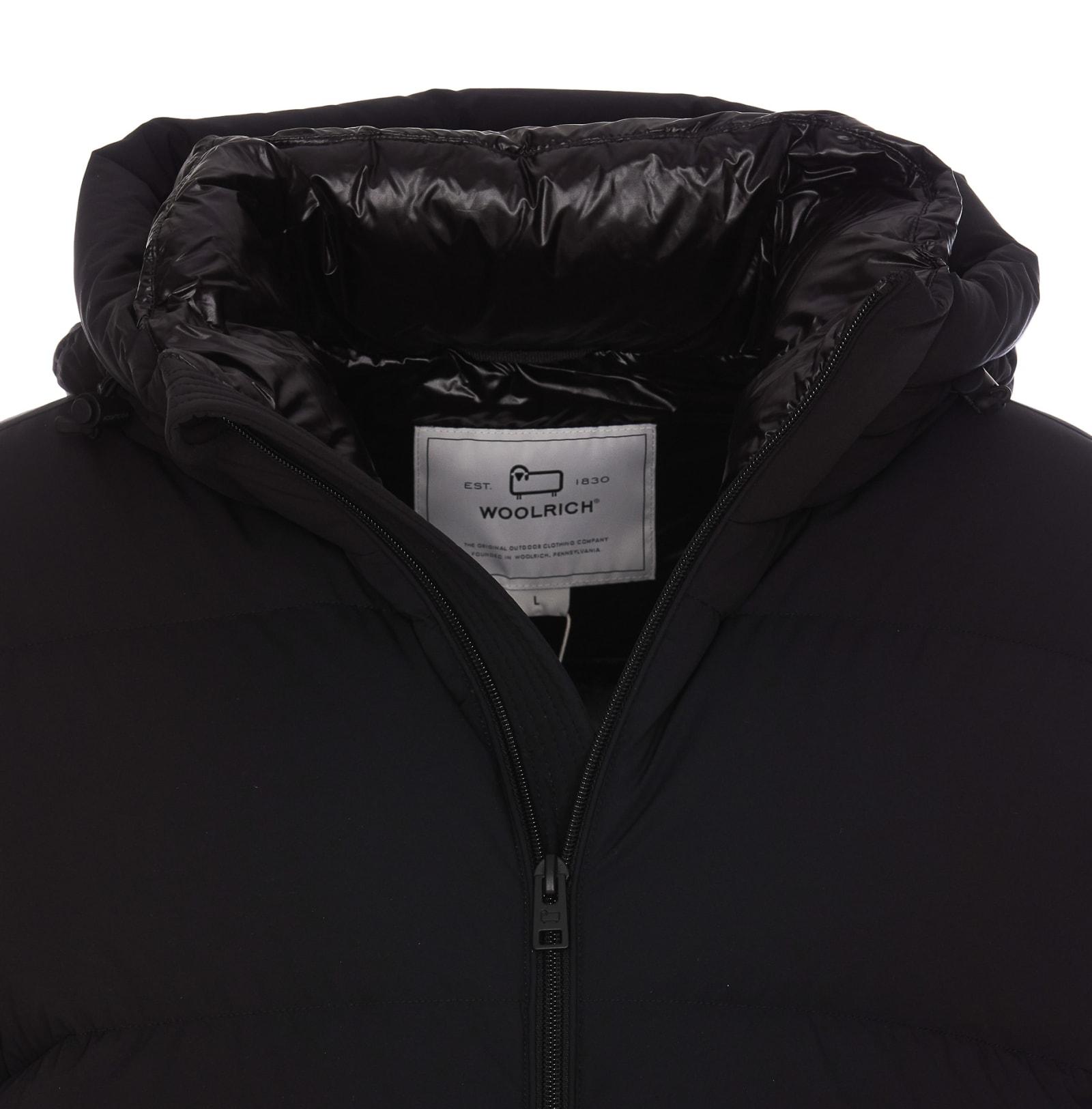Woolrich Sierra Supreme Down Jacket in Black for Men | Lyst