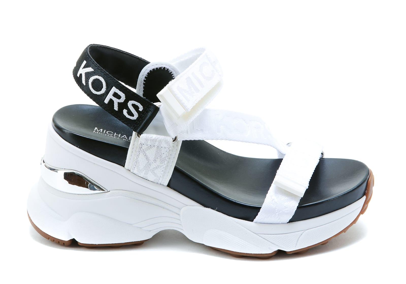 MICHAEL Michael Kors Maddox Sandals in White | Lyst