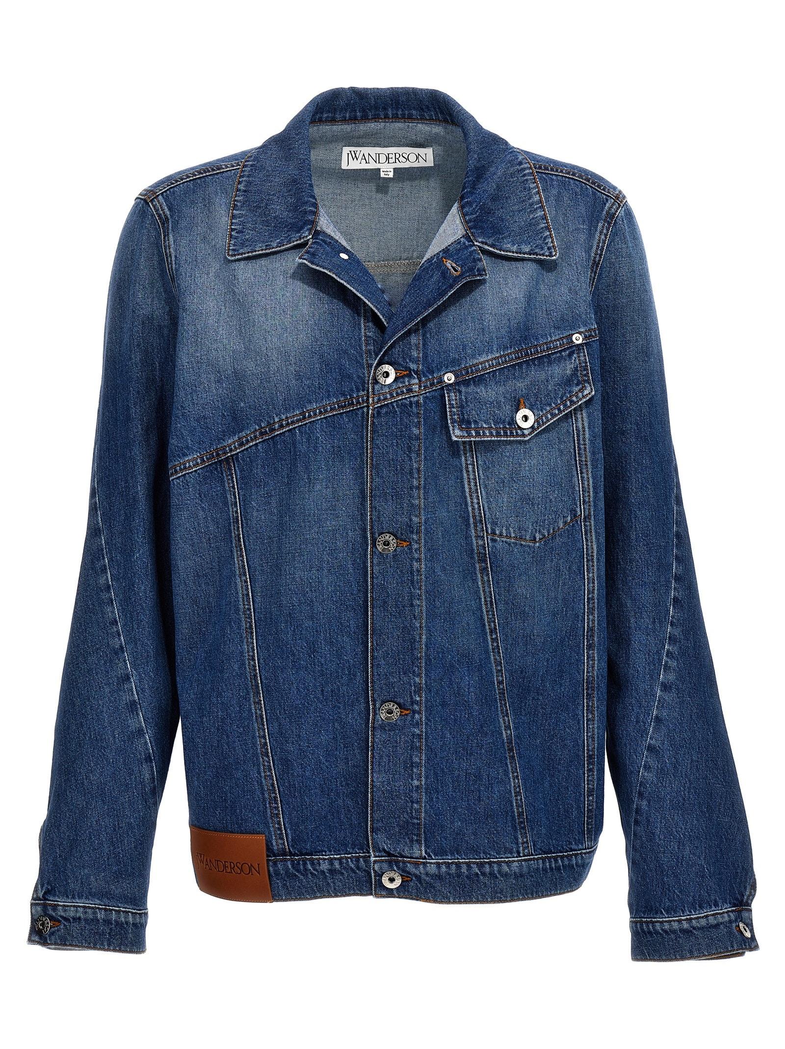 JW Anderson Twisted Workwear Denim Jacket in Blue for Men Lyst