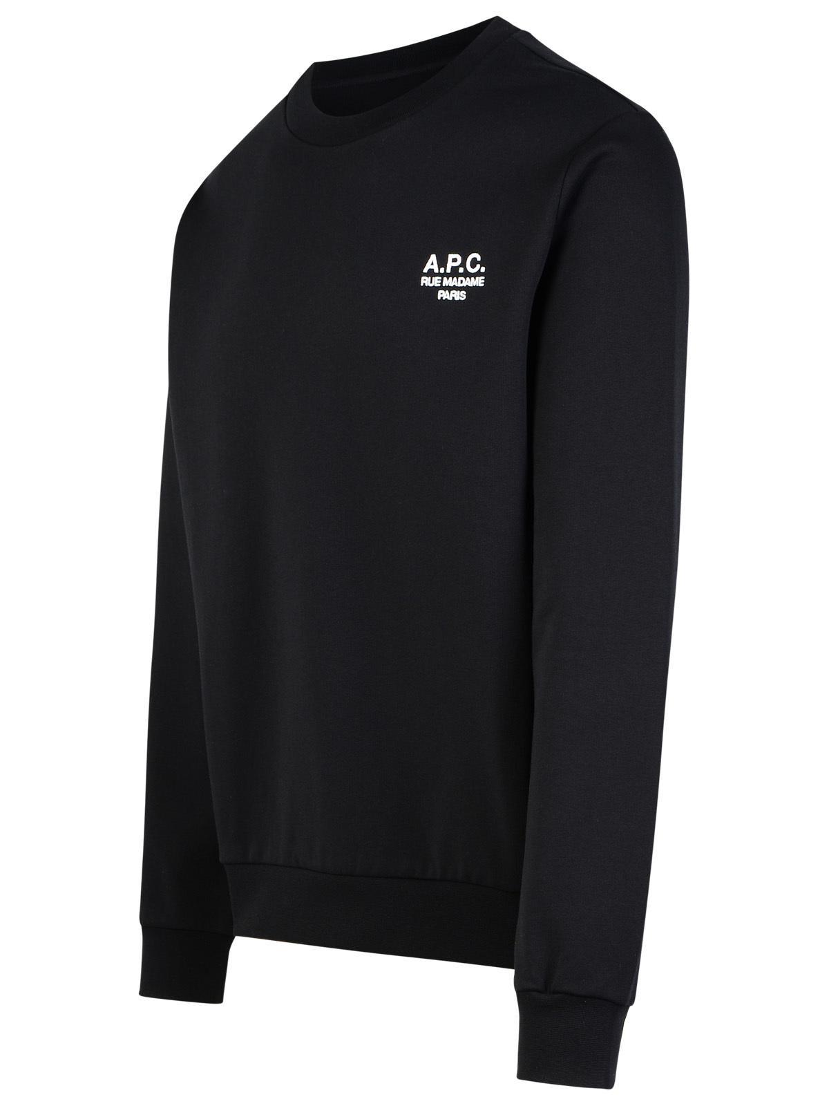 A.P.C. Rue Madame Cotton Sweatshirt in Blue for Men Lyst