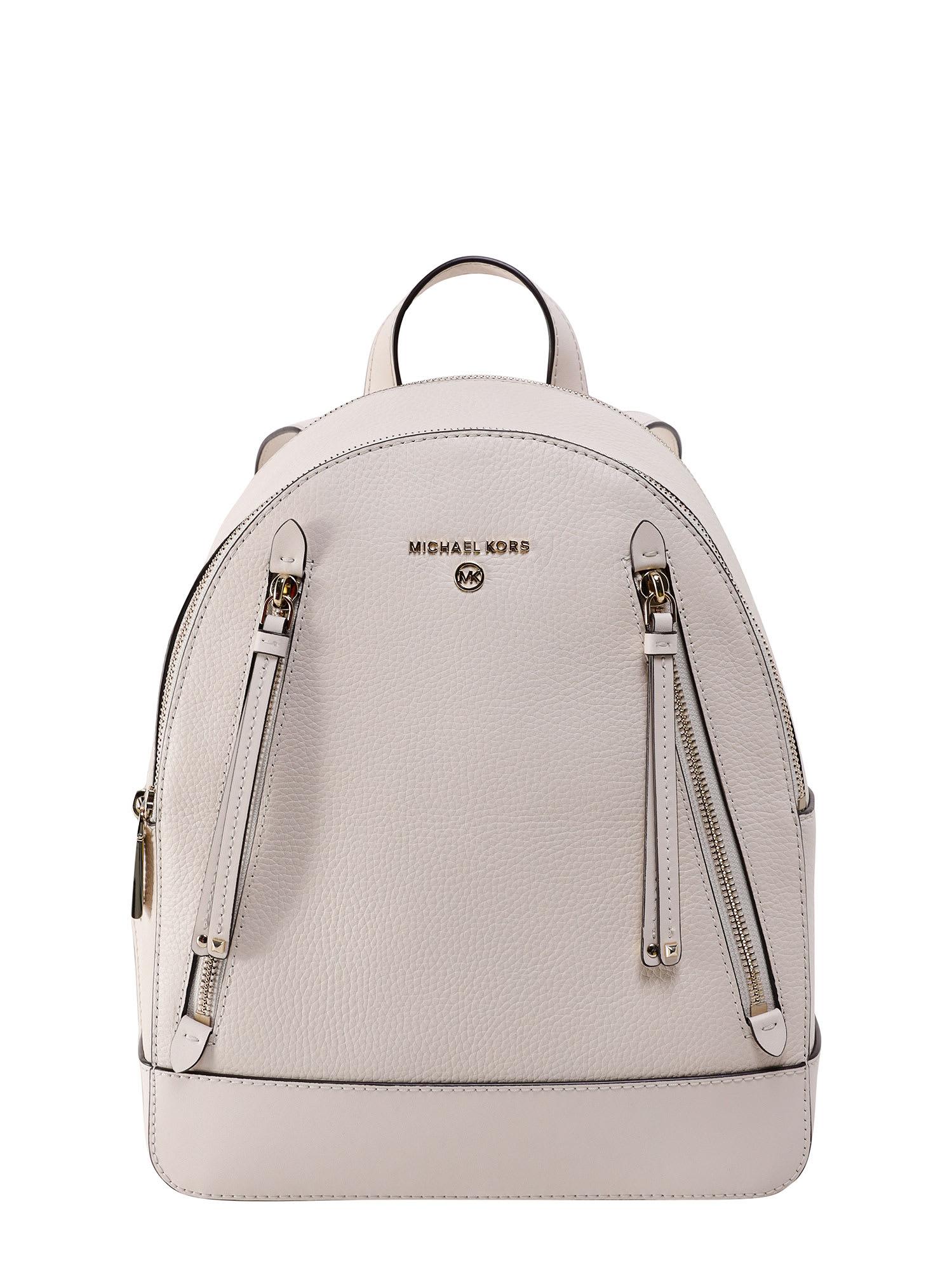 michael kors white backpack