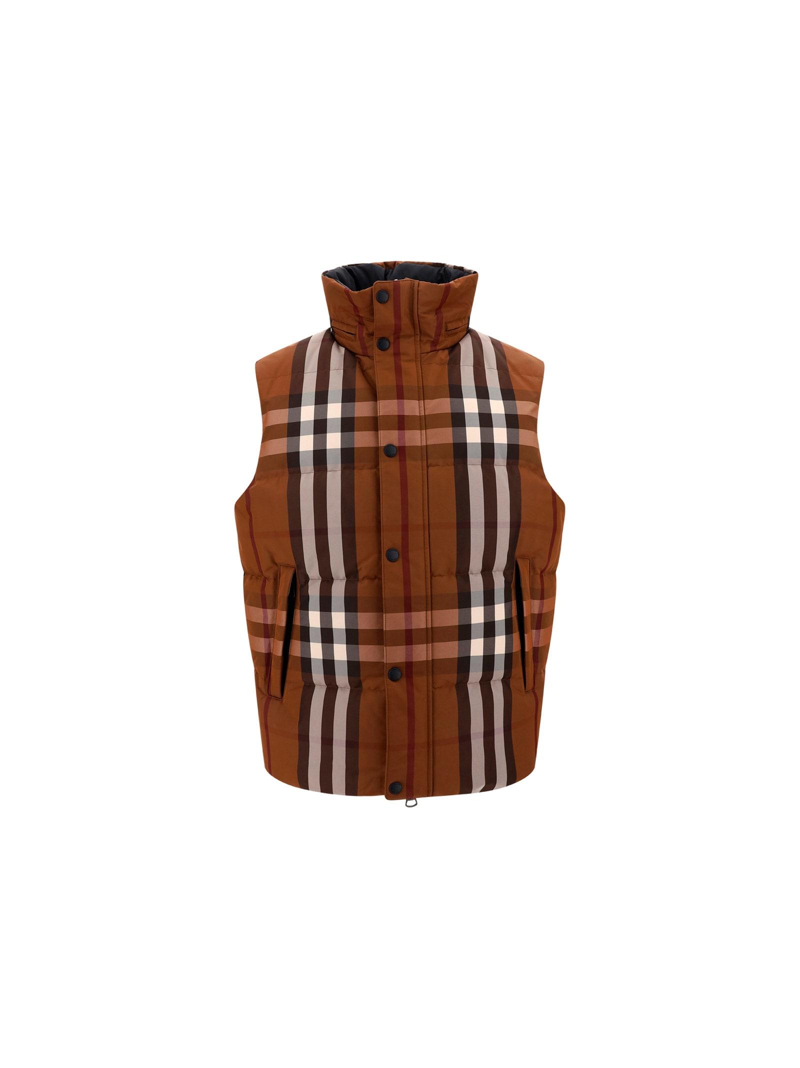 Burberry Dowling Vest in Brown for Men | Lyst