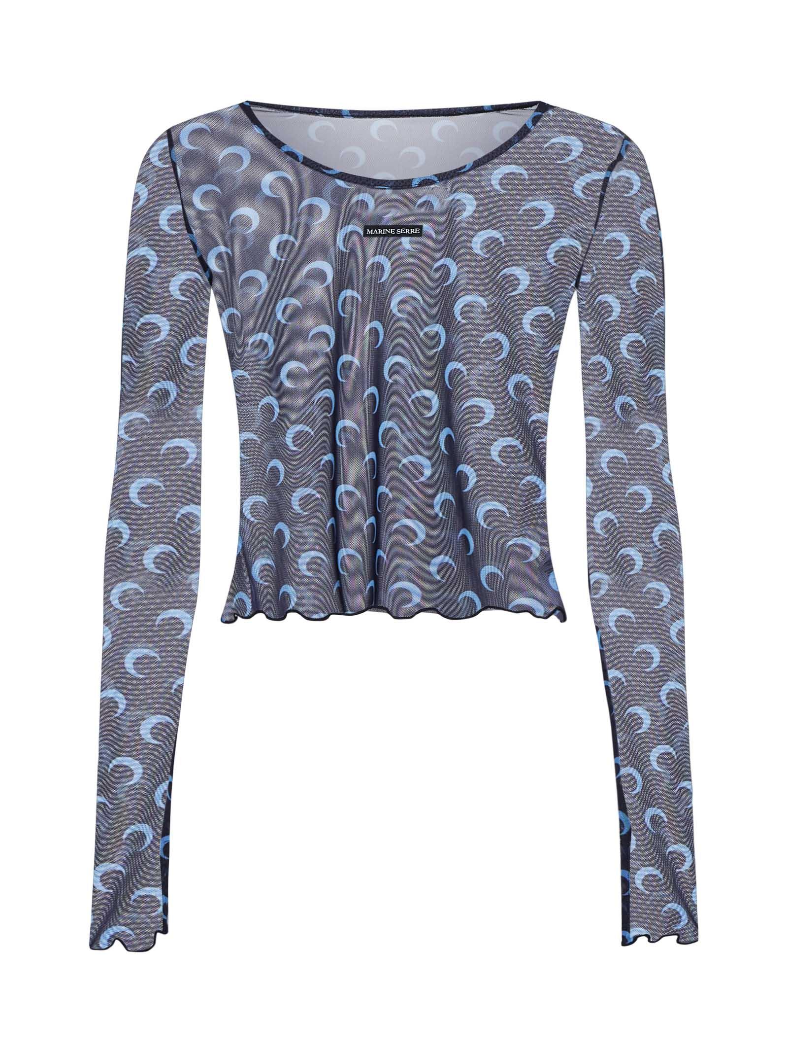 ★ MARINE SERRE ★ トップ Marine Serre Long Sleeve Top, Size S