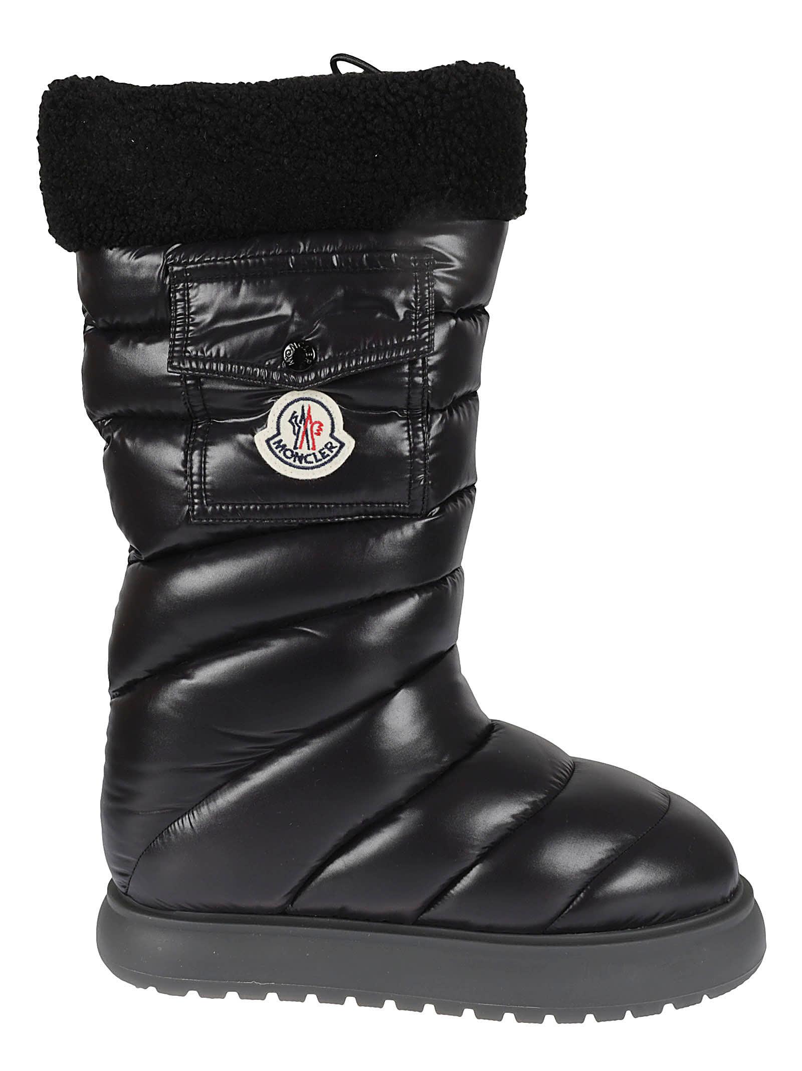 Moncler Gaia Pocket Sneakers in Black | Lyst