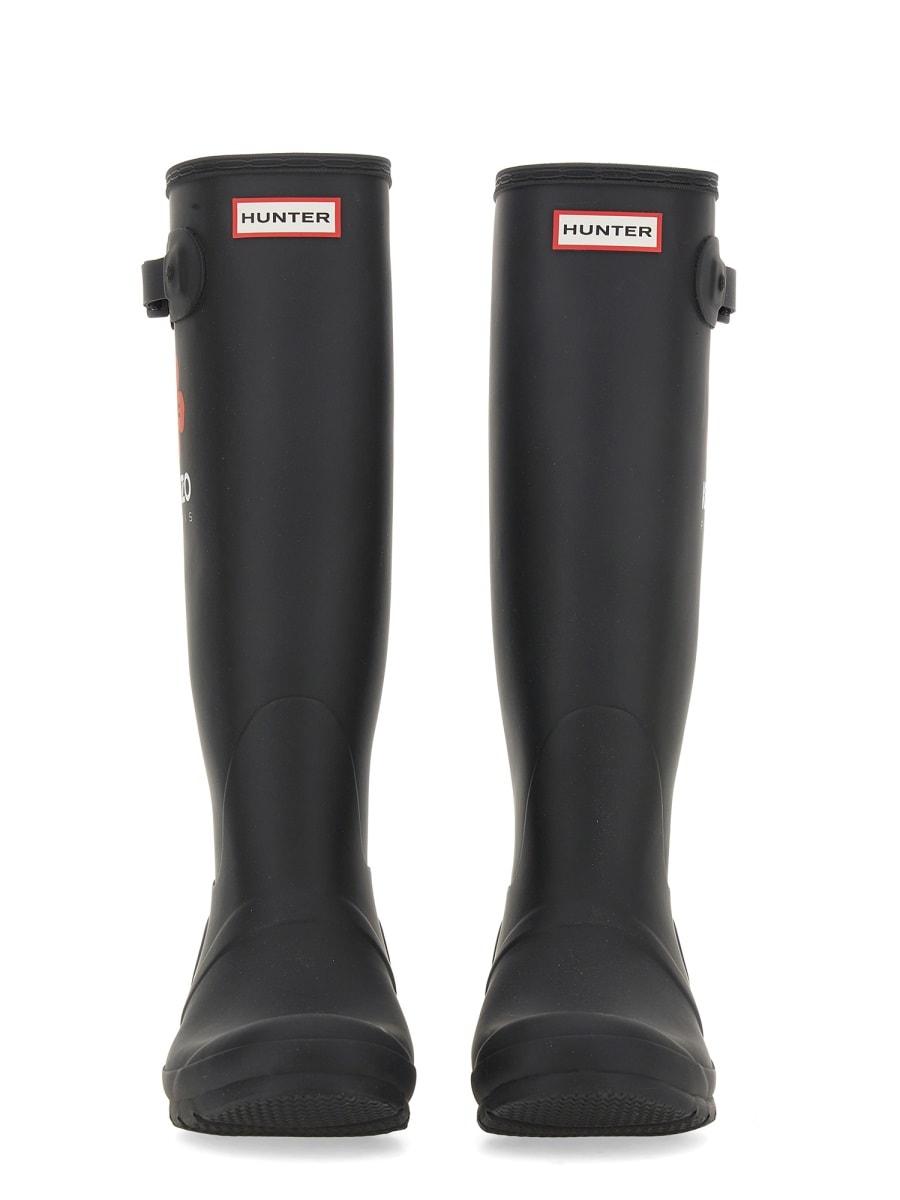 Black hunter rain boots sale hotsell