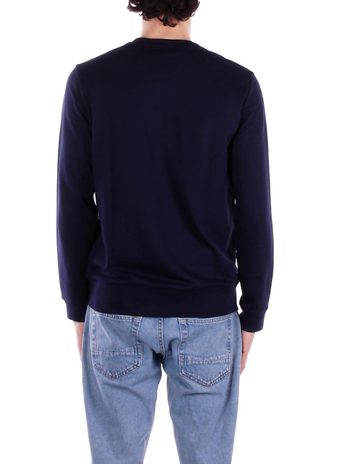 Tシャツ・カットソー Ralph Lauren SPORT SHIRT LONG SLEEVE (710 873446 001 BLUE) POLO RALPH LAUREN - Men Long Sleeve Cotton Honeycomb Texture