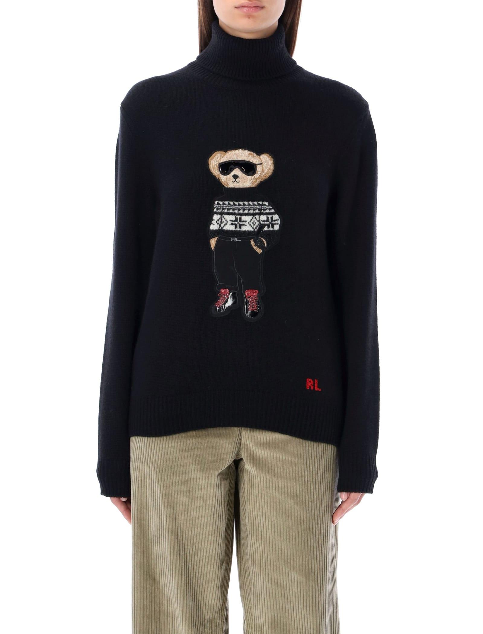 Ralph Lauren Nordic Ski Polo Bear Roll Neck in Blue | Lyst UK