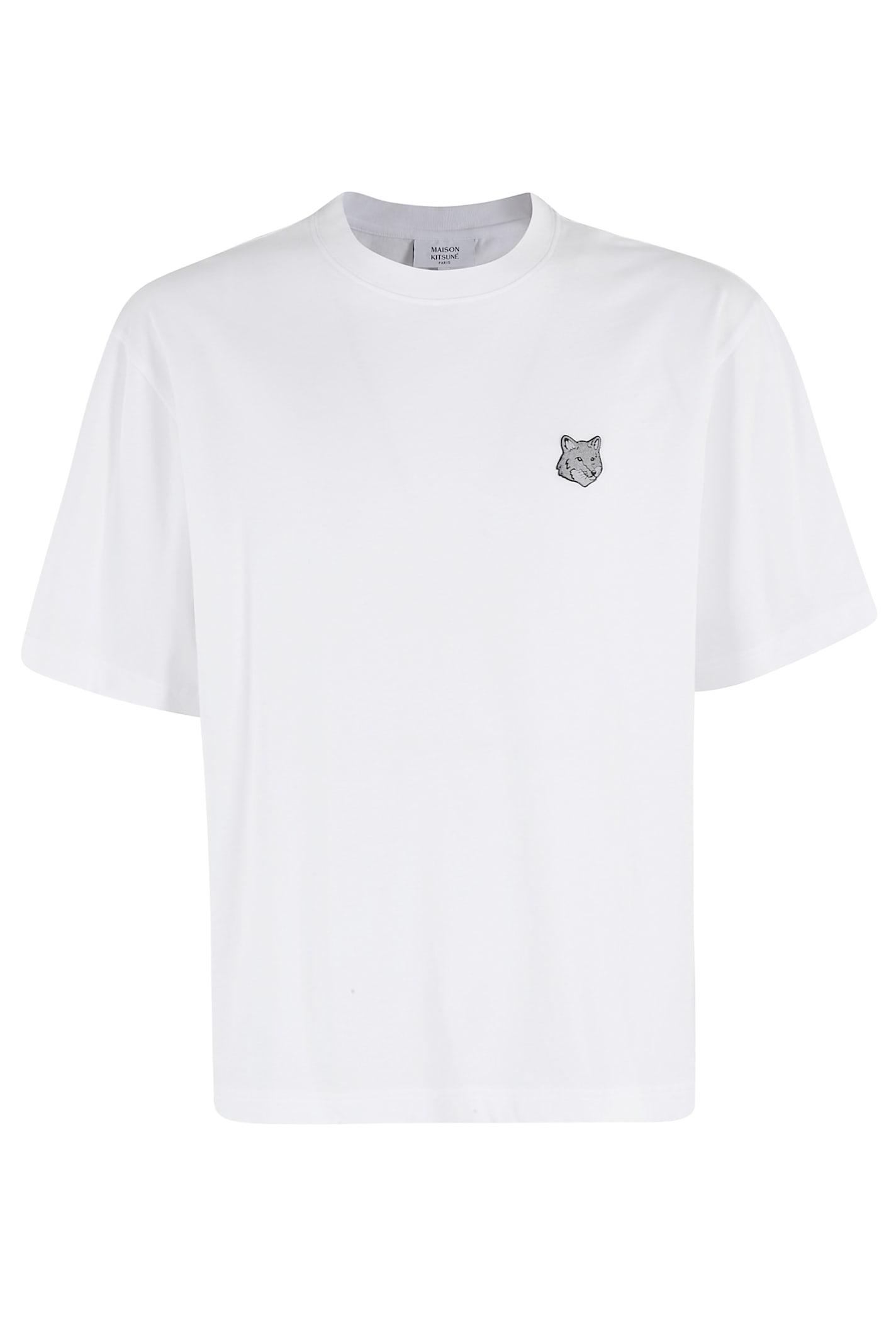 Maison Kitsuné Bold Fox Head Patch Oversized T-Shirt in