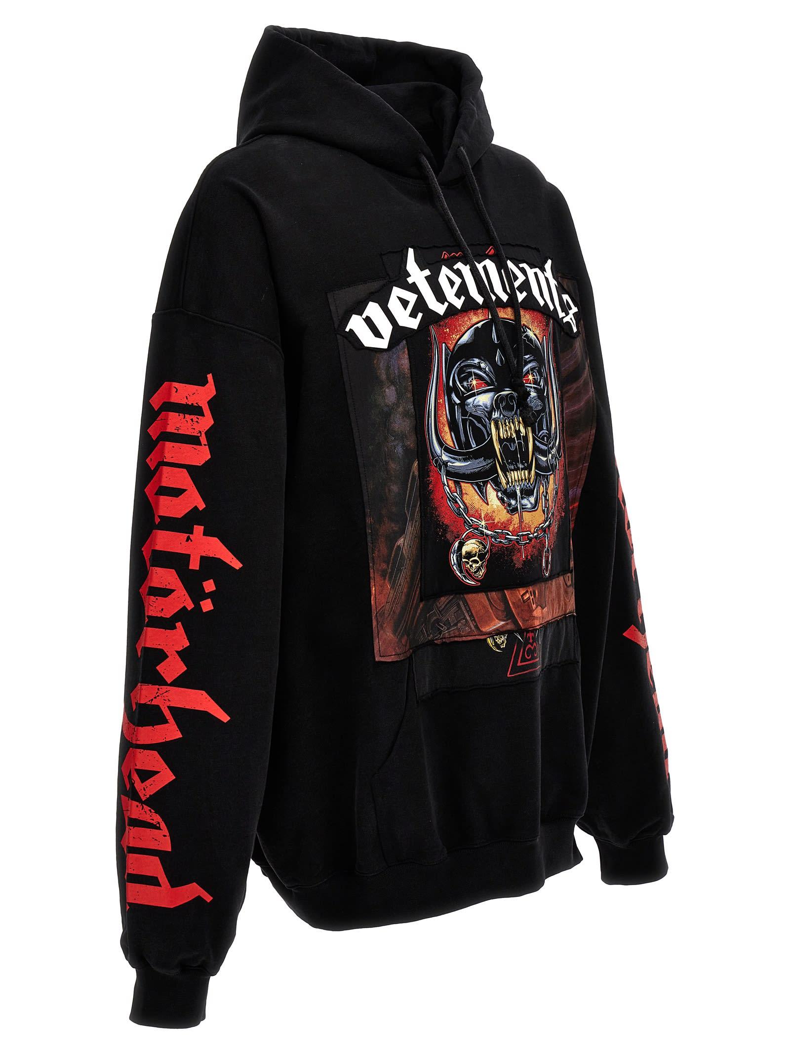 Vetements Motorhead Sweatshirt in Black Lyst