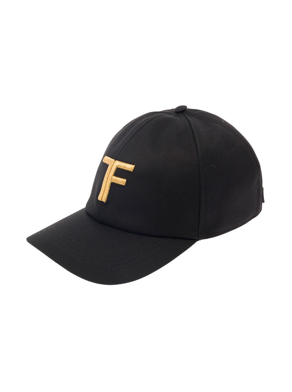 Tom Ford Baseball Cap Tf Logo in Black for Men | Lyst