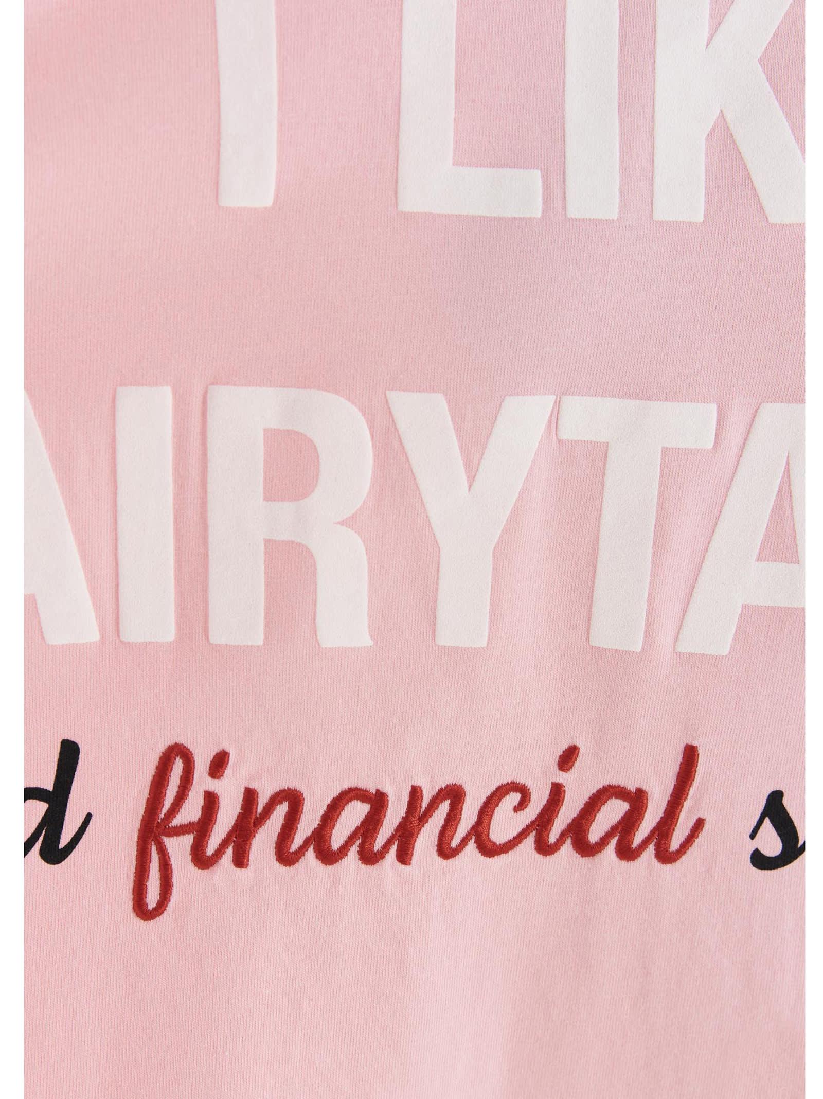 Vetements I Like Fairytales And Financial Stability T-shirt in Pink | Lyst