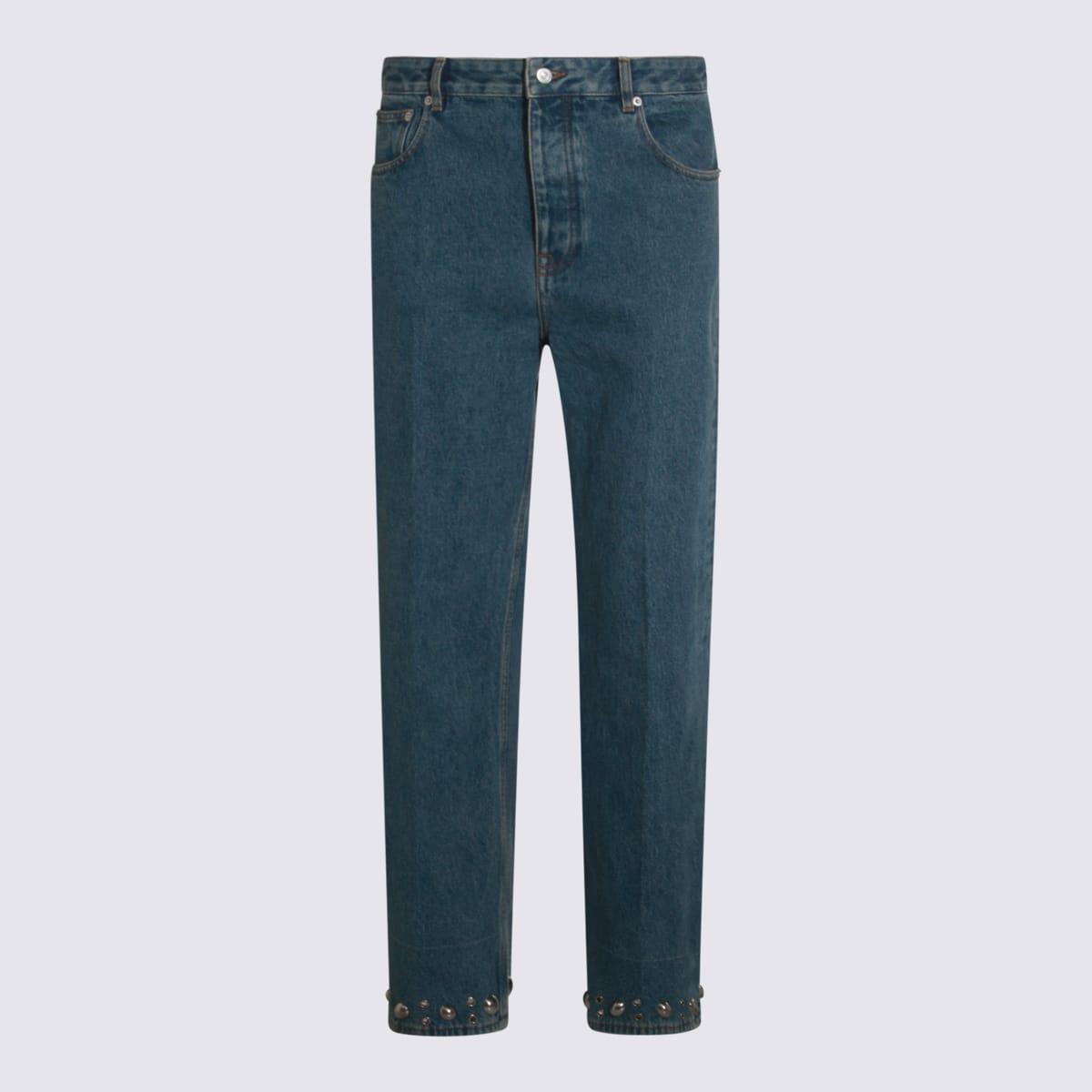 【関税&送料込】Valentino Jeans VALENTINO(ヴァレンチノ) ストレッチデニムパンツ インディゴ