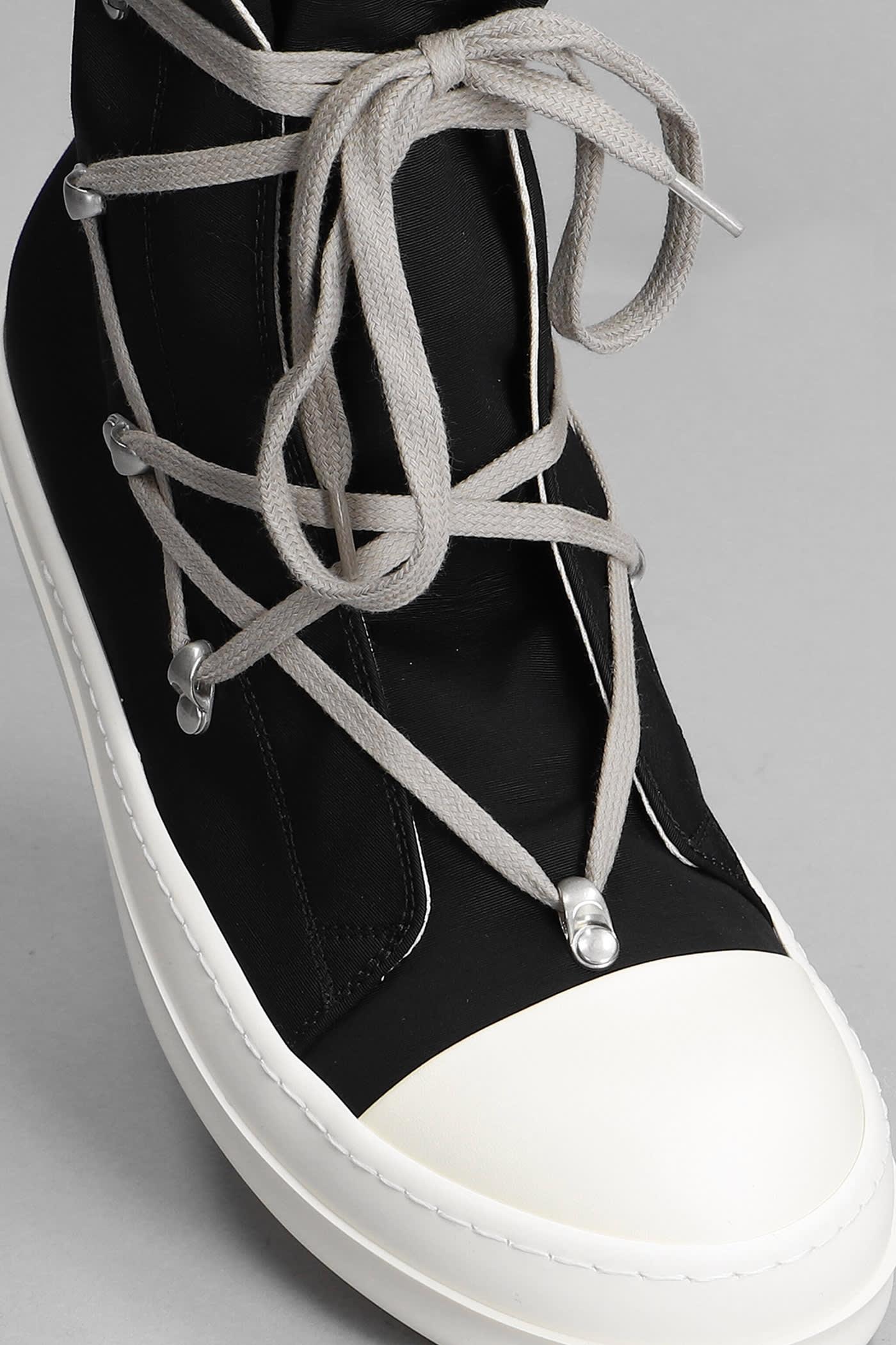 Rick Owens DRKSHDW Hexa Sneakers In Black Polyester for Men | Lyst