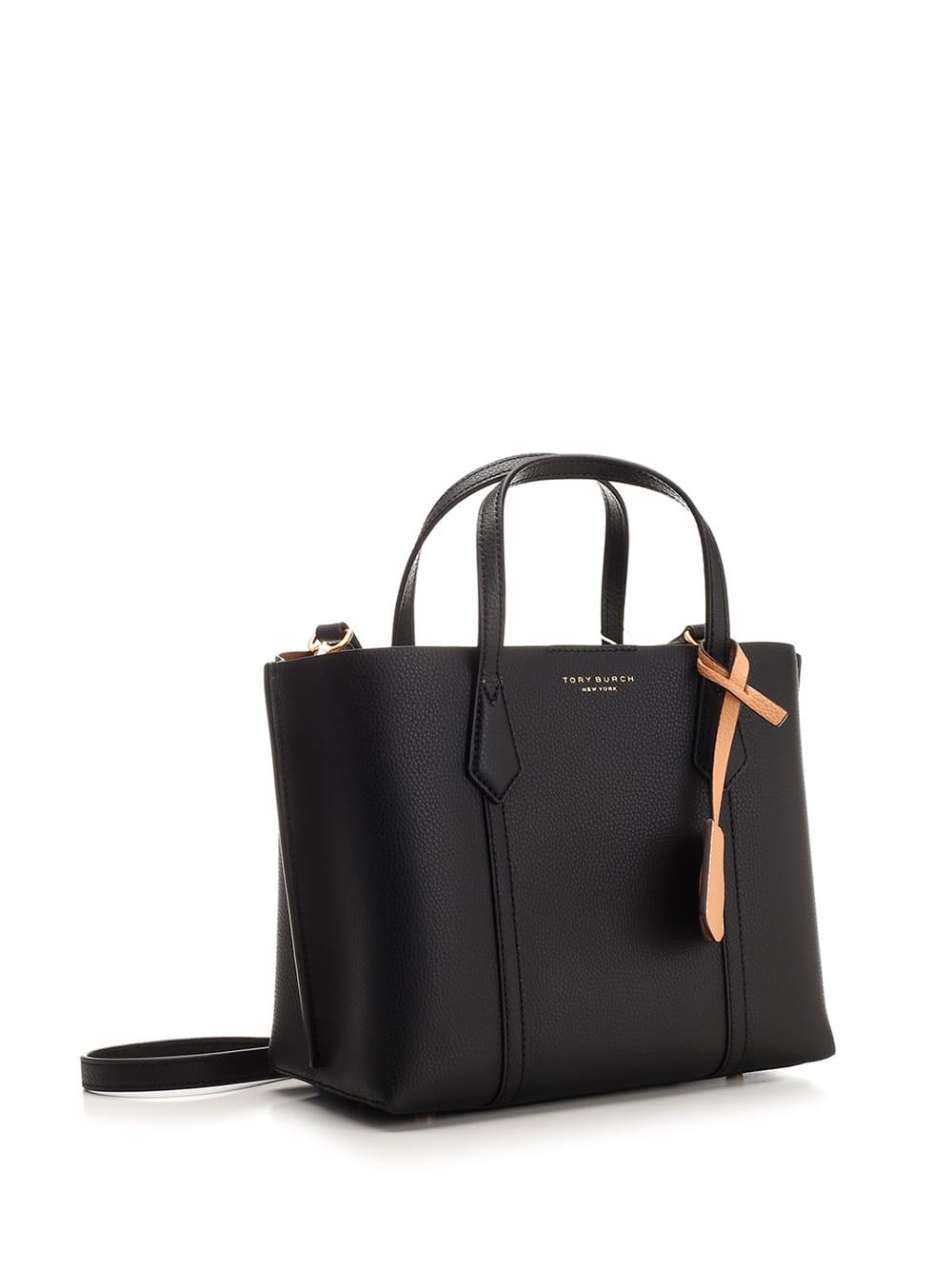 Tory Burch Small Perry Shopping Bag in Black