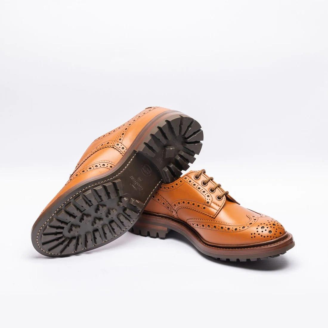 Tricker's Derby Keswick Full Brogue Gorse Commando Sole in Brown