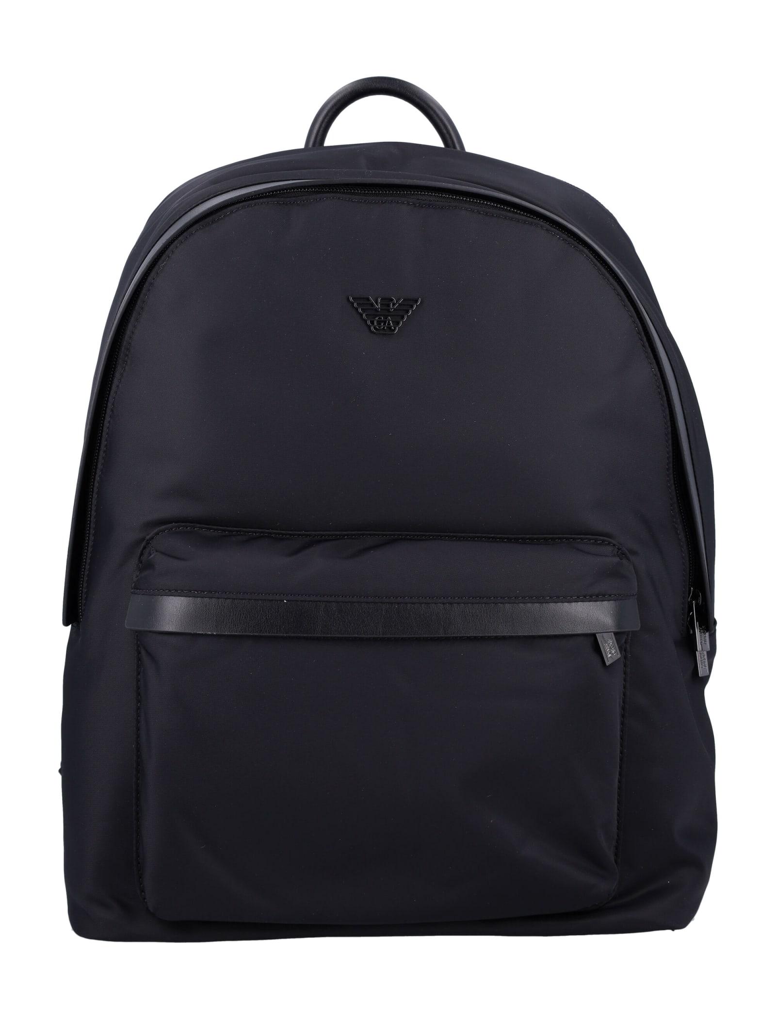 Emporio Armani Nylon Backpack in Blue for Men Lyst