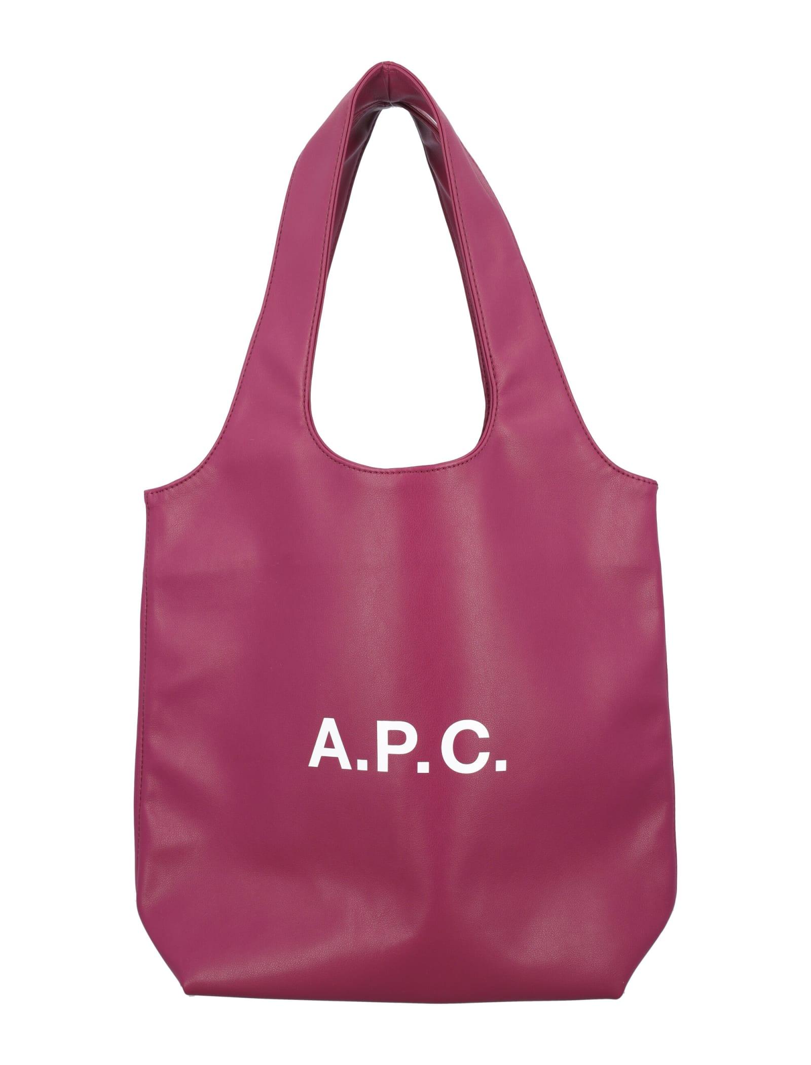 A.P.C. Ninon Small Tote Bag in Pink Lyst